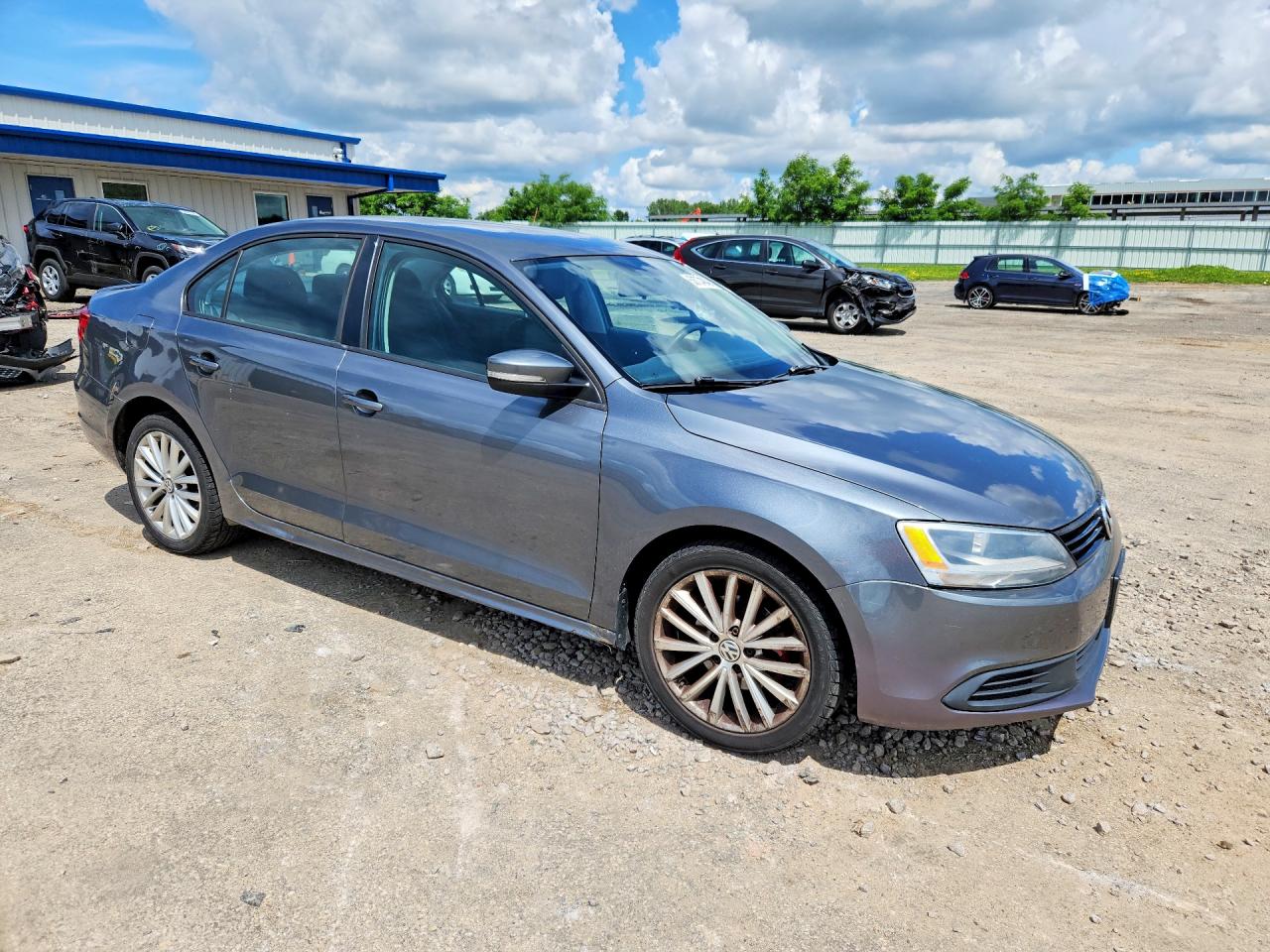 2012 Volkswagen Jetta Se Gray vin: 3VWDP7AJ0CM127956