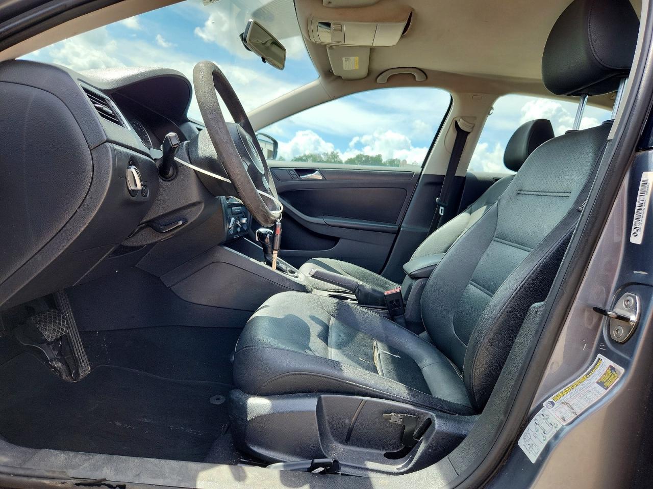 2012 Volkswagen Jetta Se Gray vin: 3VWDP7AJ0CM127956