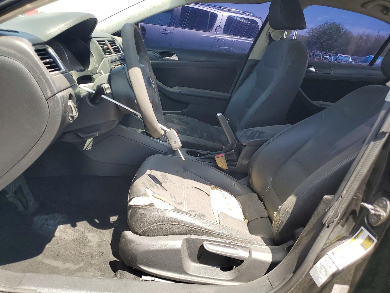 2012 Volkswagen Jetta Se Black vin: 3VWDP7AJ0CM315456
