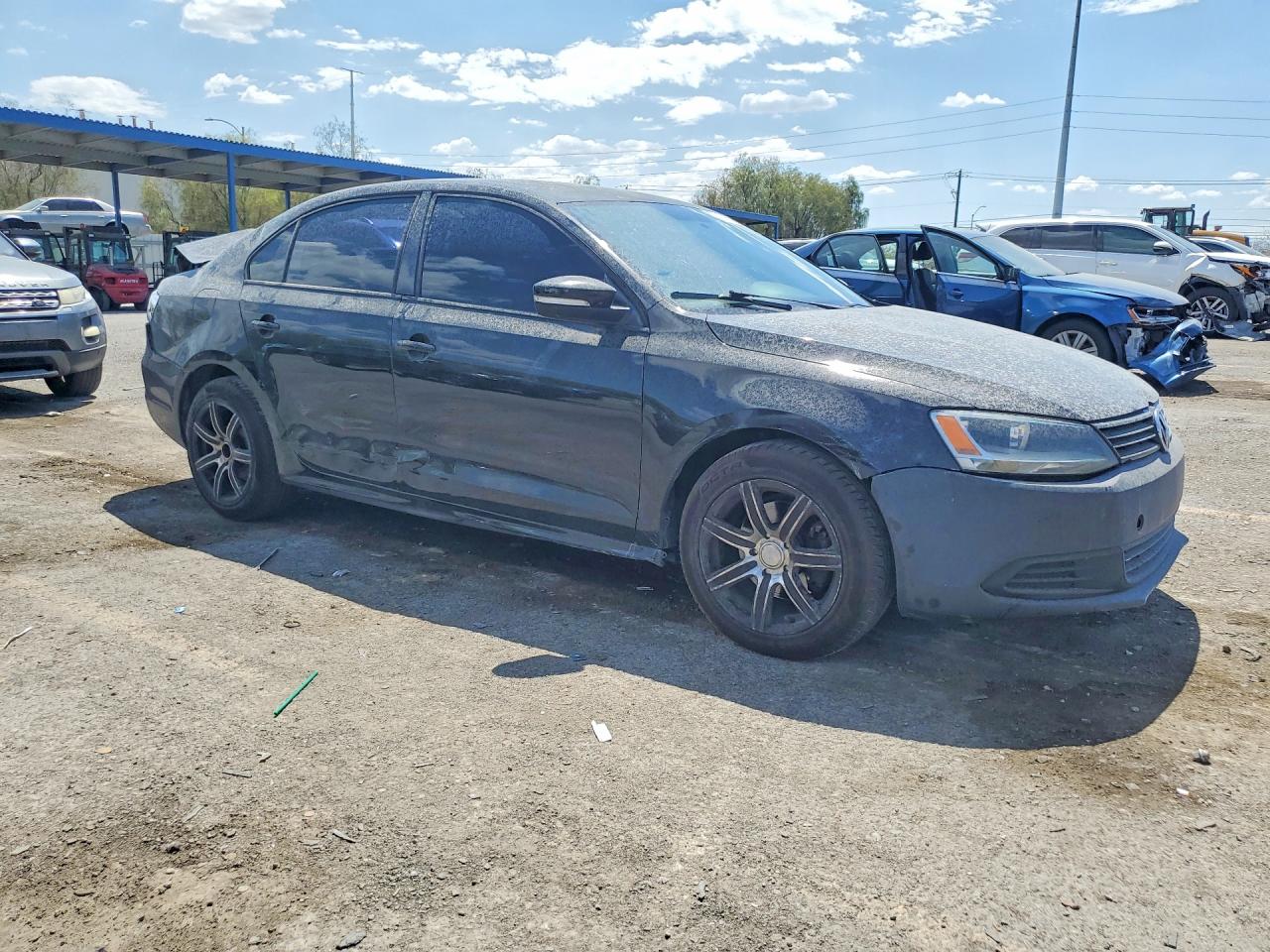 2012 Volkswagen Jetta Se Black vin: 3VWDP7AJ0CM315456