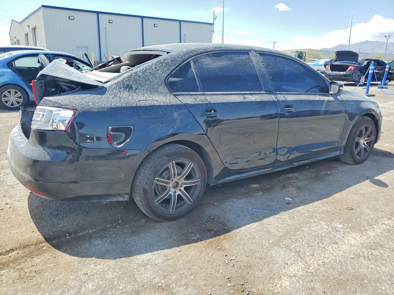 2012 Volkswagen Jetta Se Black vin: 3VWDP7AJ0CM315456