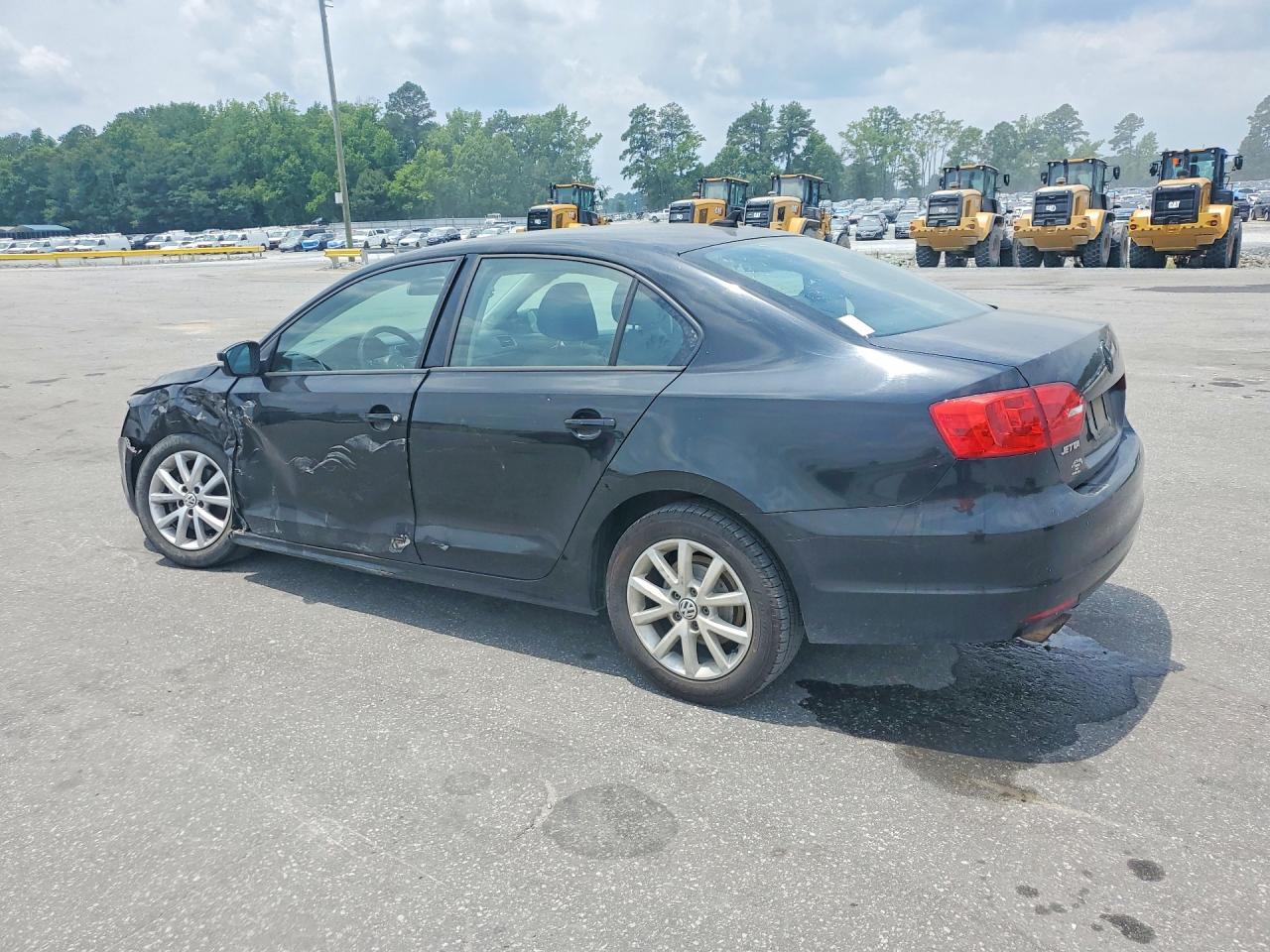 2012 Volkswagen Jetta Se Black vin: 3VWDP7AJ0CM323511