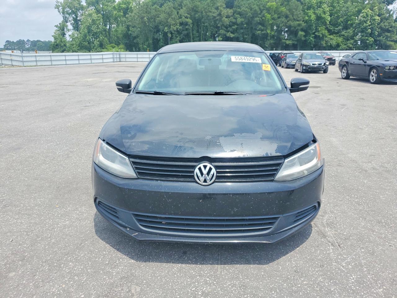 2012 Volkswagen Jetta Se Black vin: 3VWDP7AJ0CM323511