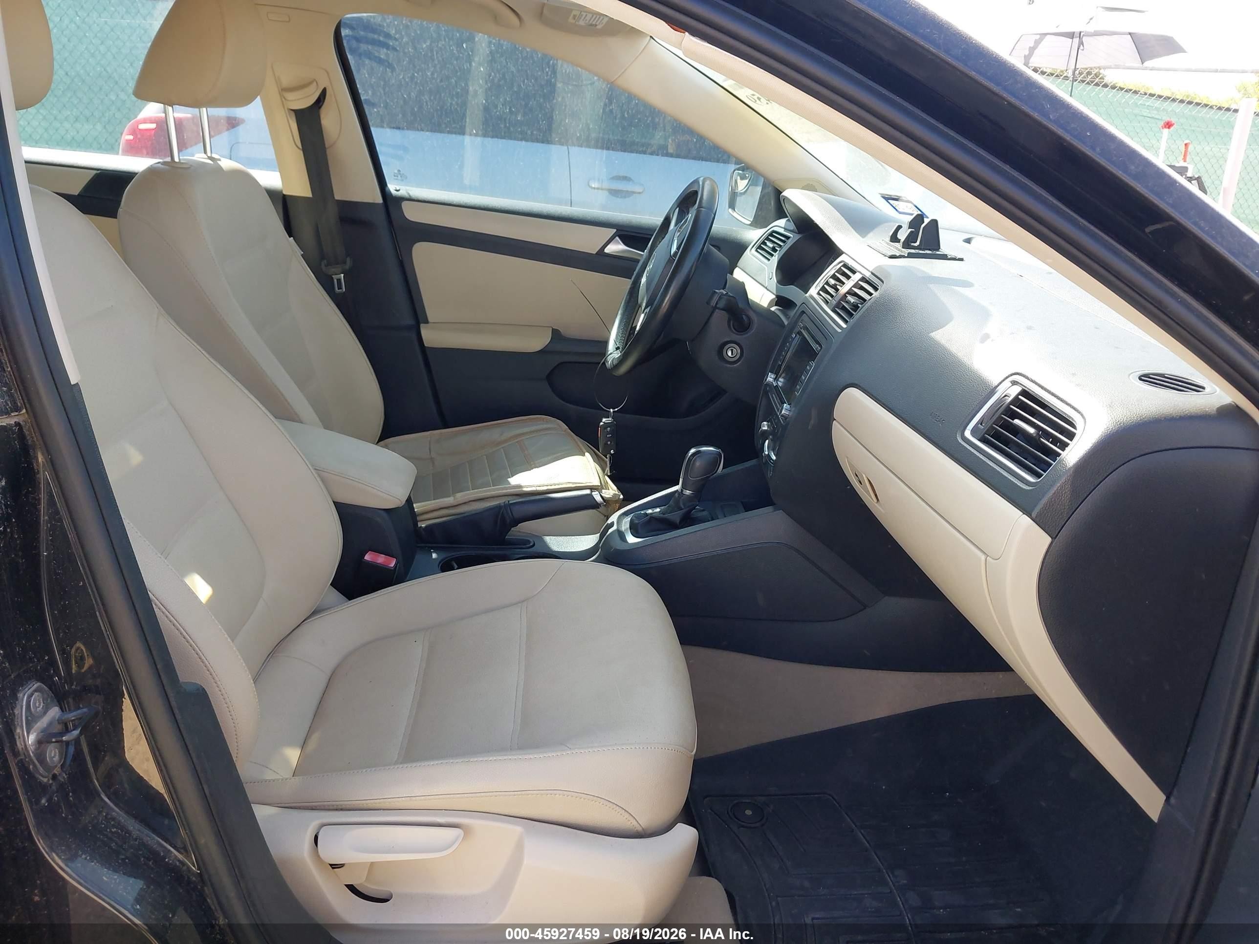 2012 Volkswagen Jetta 2.5l Se Black vin: 3VWDP7AJ0CM348666