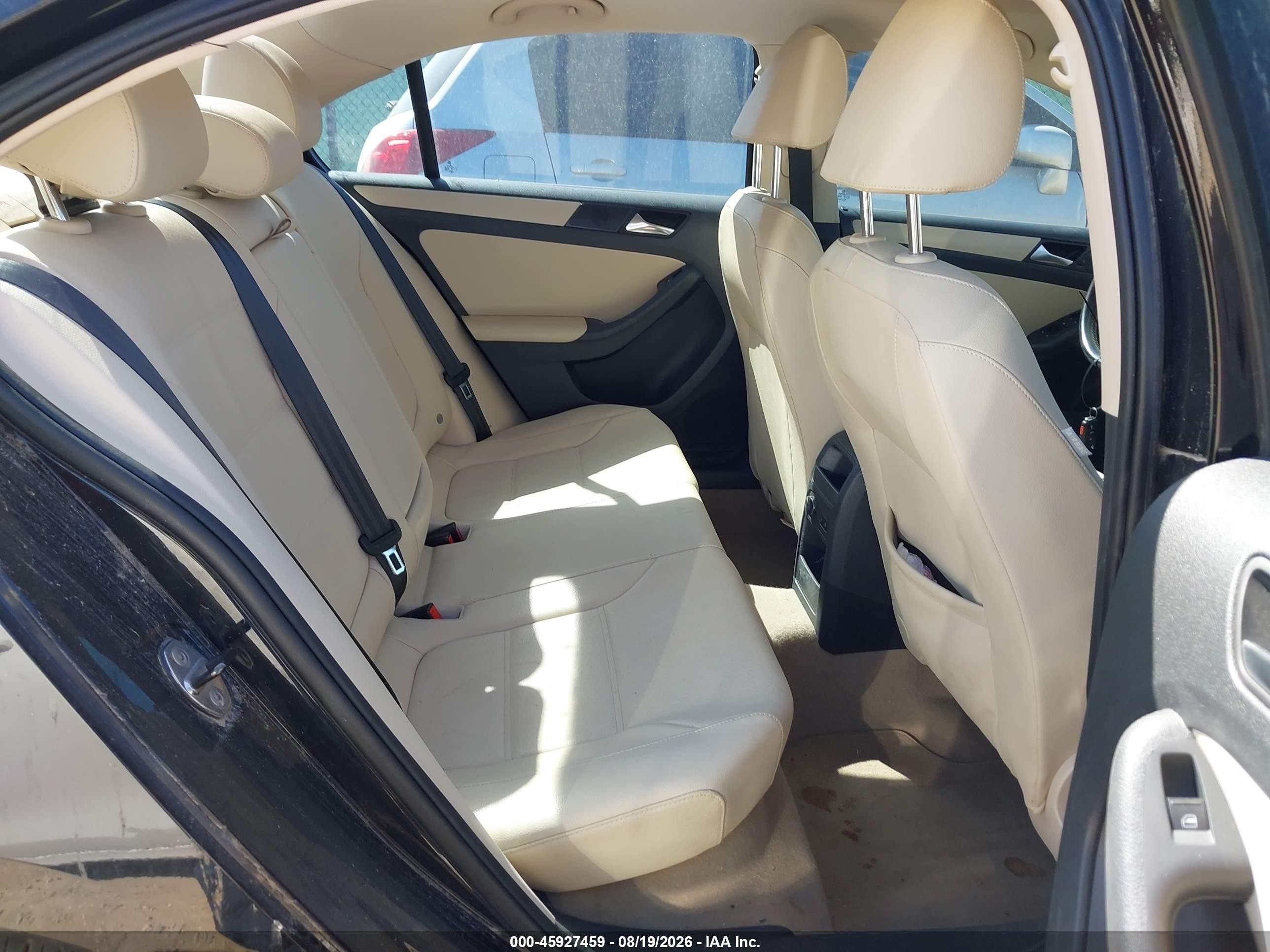 2012 Volkswagen Jetta 2.5l Se Black vin: 3VWDP7AJ0CM348666