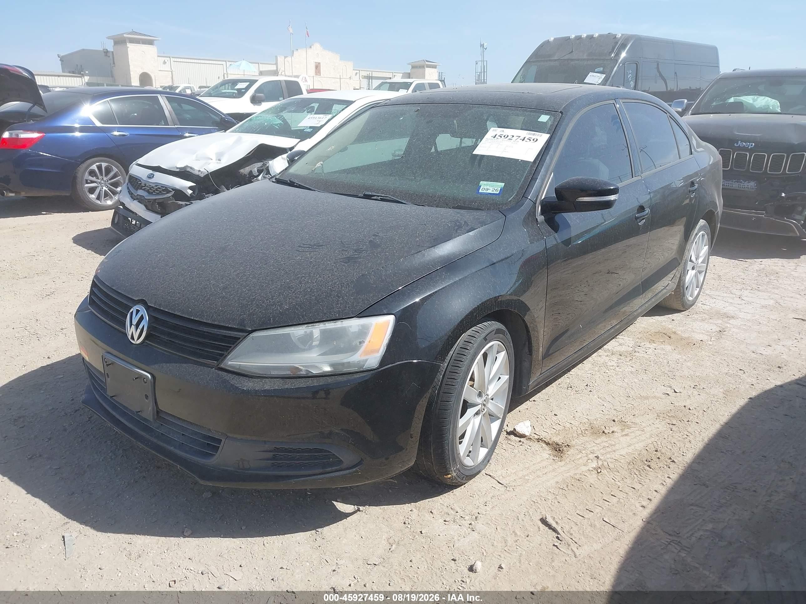 2012 Volkswagen Jetta 2.5l Se Black vin: 3VWDP7AJ0CM348666