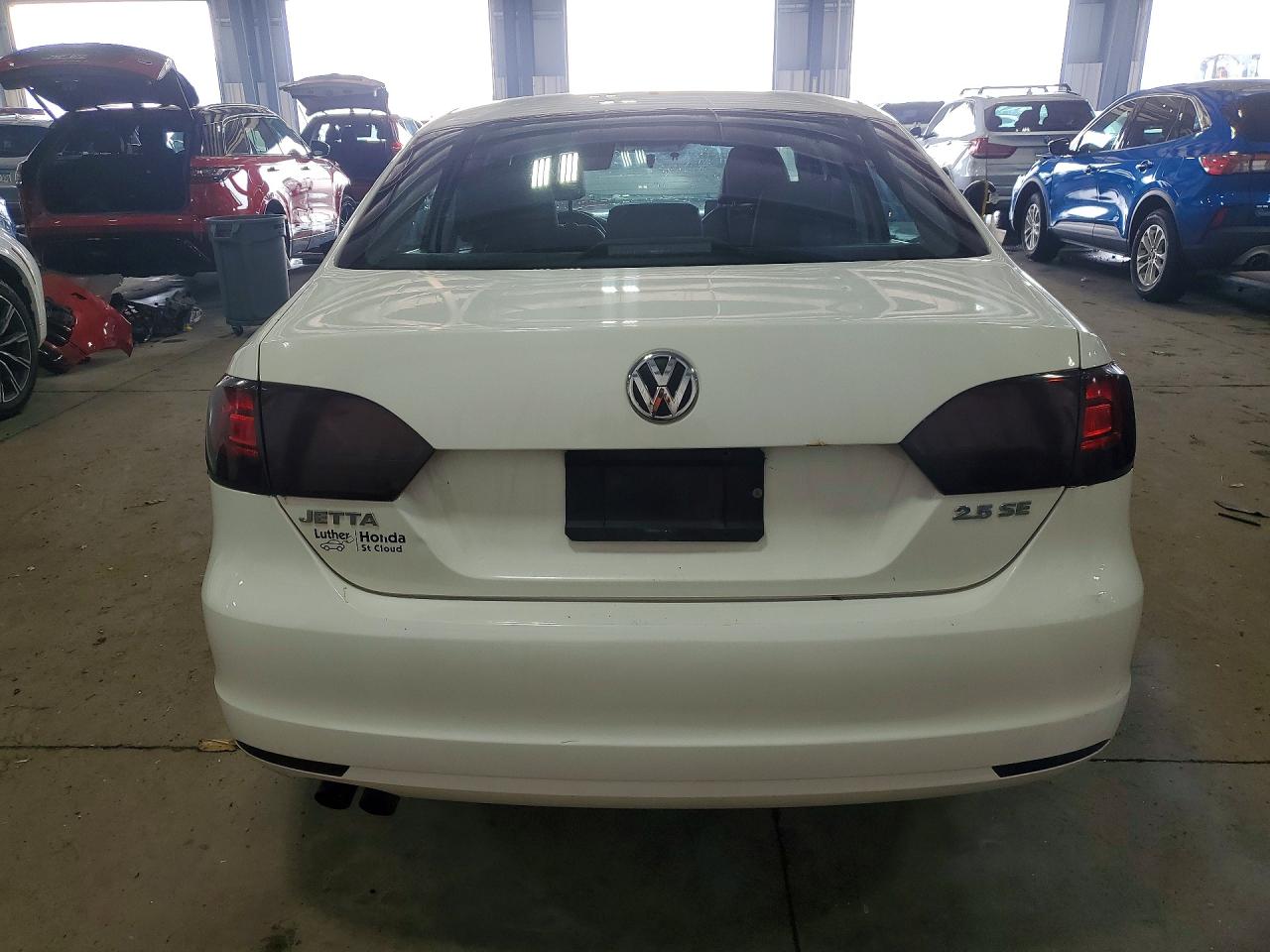 2012 Volkswagen Jetta Se White vin: 3VWDP7AJ0CM365502
