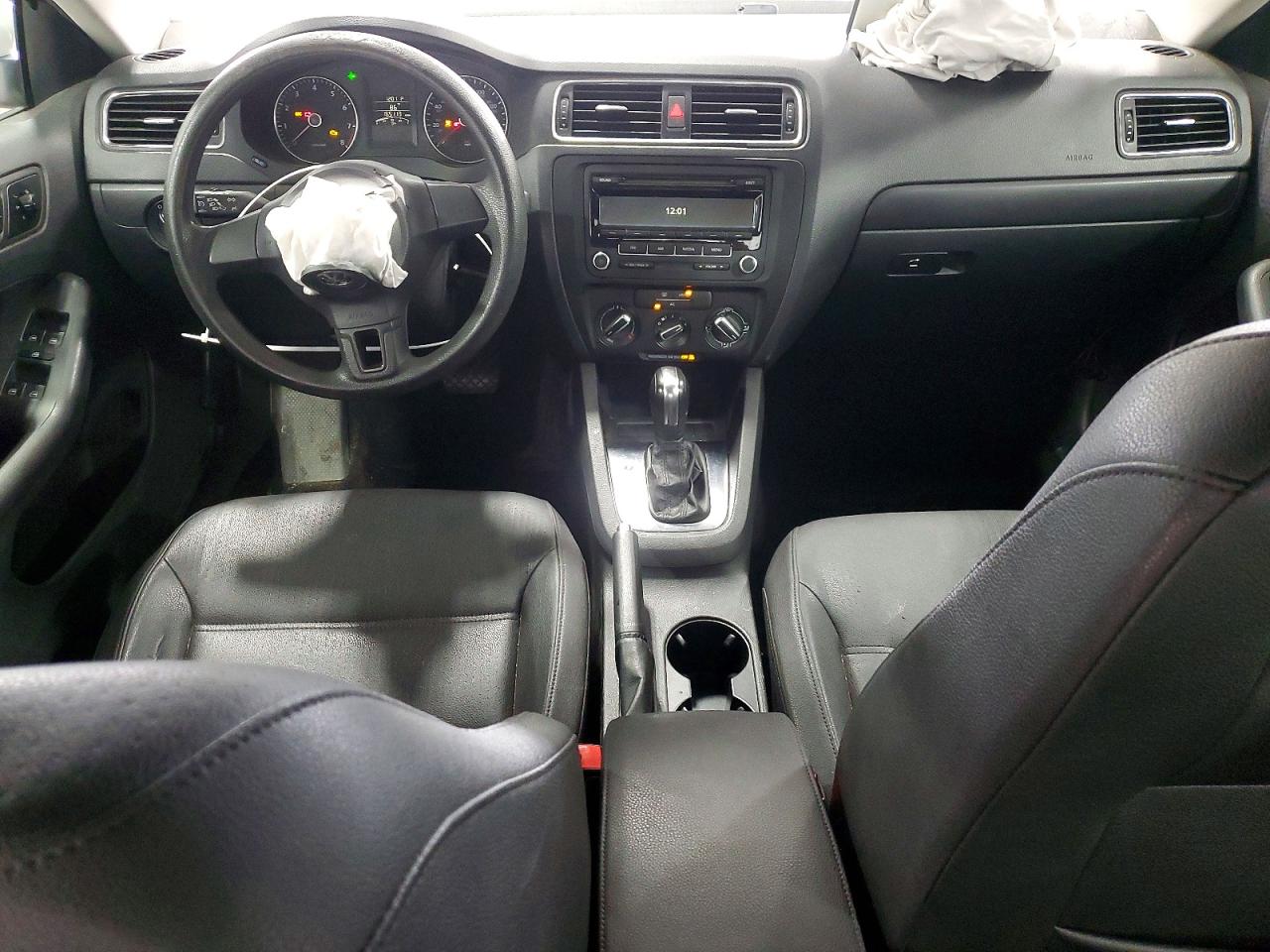 2012 Volkswagen Jetta Se White vin: 3VWDP7AJ0CM365502