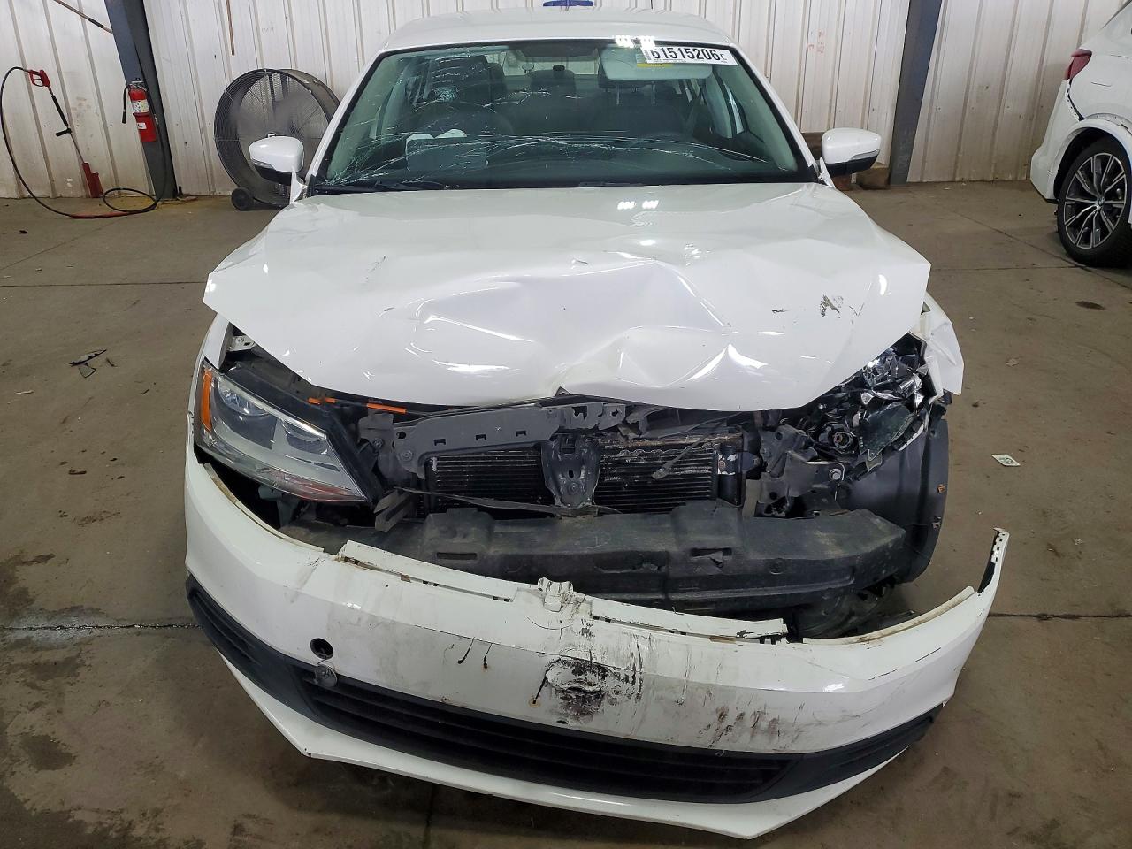 2012 Volkswagen Jetta Se White vin: 3VWDP7AJ0CM365502