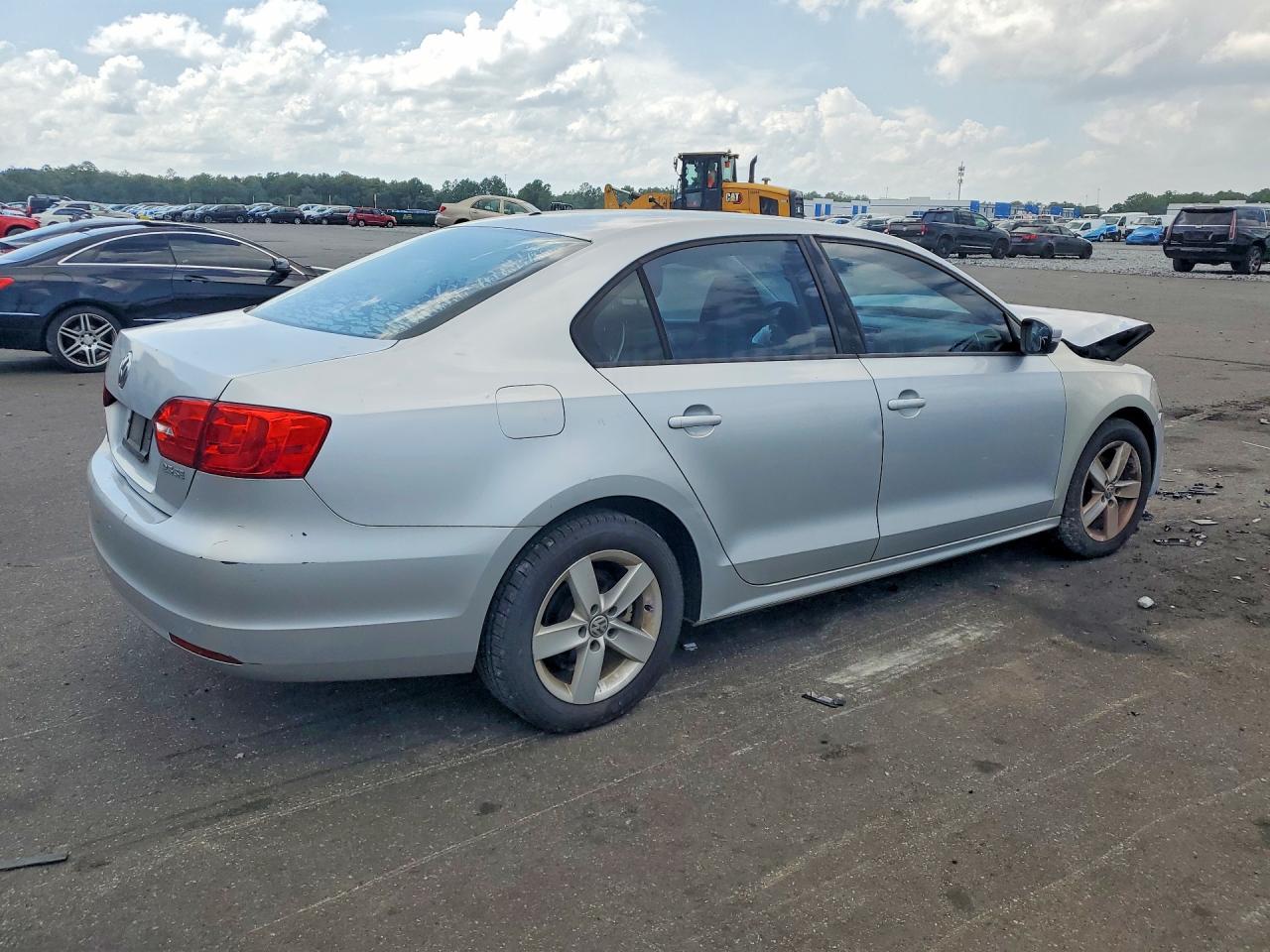 2012 Volkswagen Jetta Se Silver vin: 3VWDP7AJ0CM381179