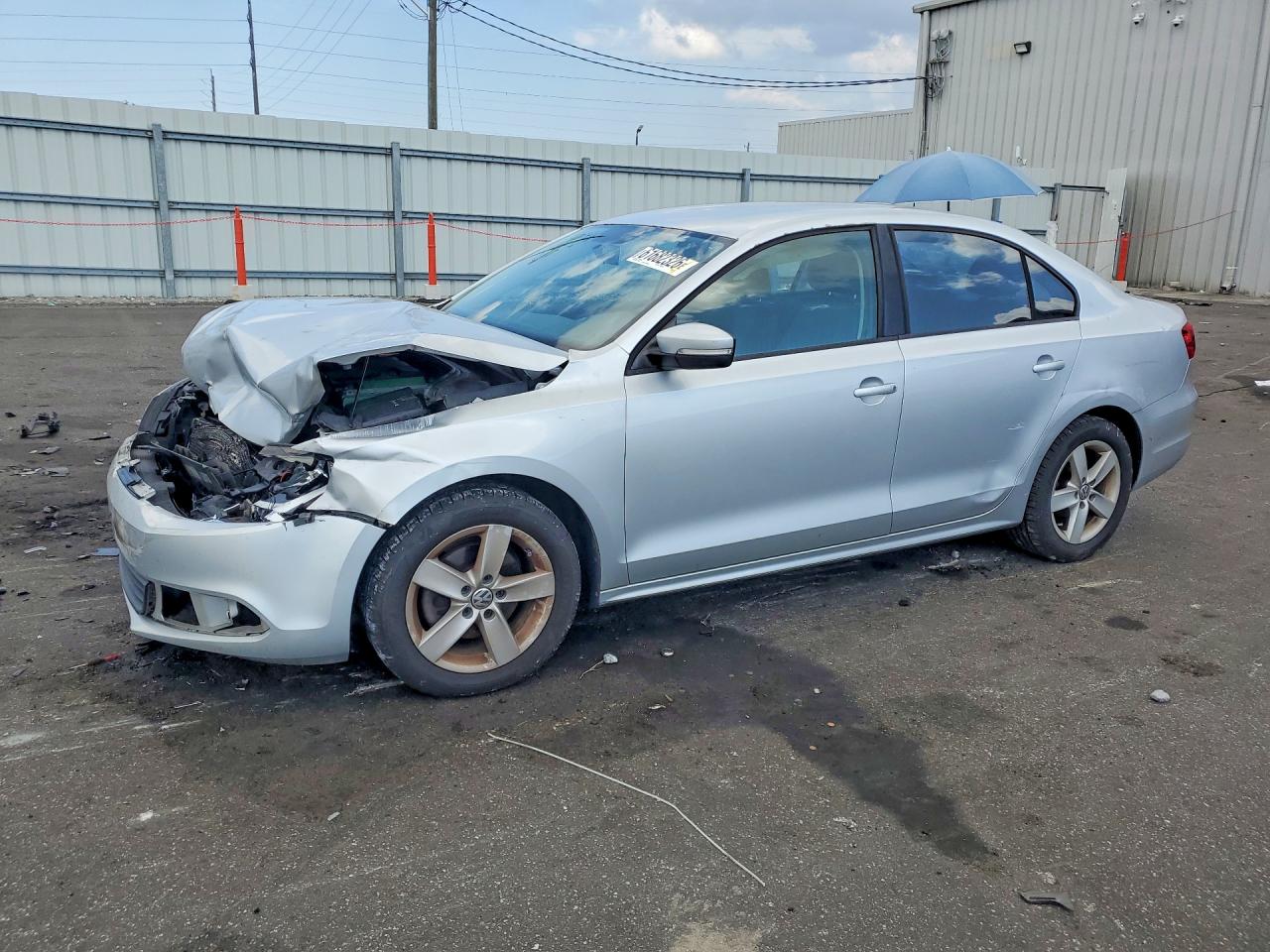 2012 Volkswagen Jetta Se Silver vin: 3VWDP7AJ0CM381179