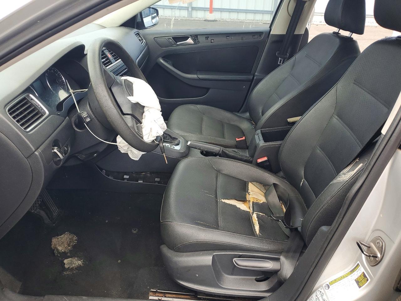 2012 Volkswagen Jetta Se Silver vin: 3VWDP7AJ0CM381179