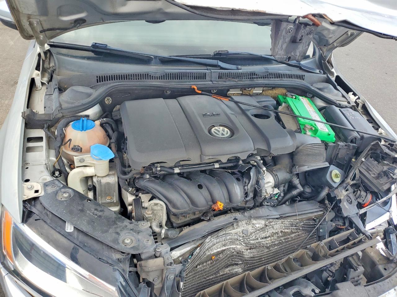2012 Volkswagen Jetta Se Silver vin: 3VWDP7AJ0CM381179
