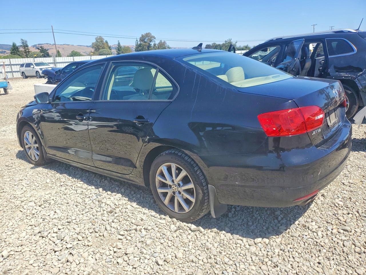 2012 Volkswagen Jetta Se Black vin: 3VWDP7AJ0CM387418