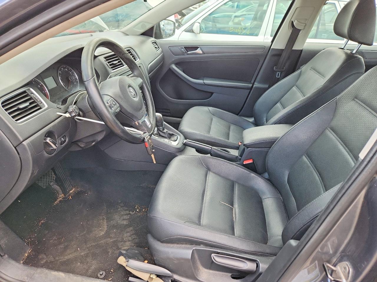 2012 Volkswagen Jetta Se Gray vin: 3VWDP7AJ0CM403035