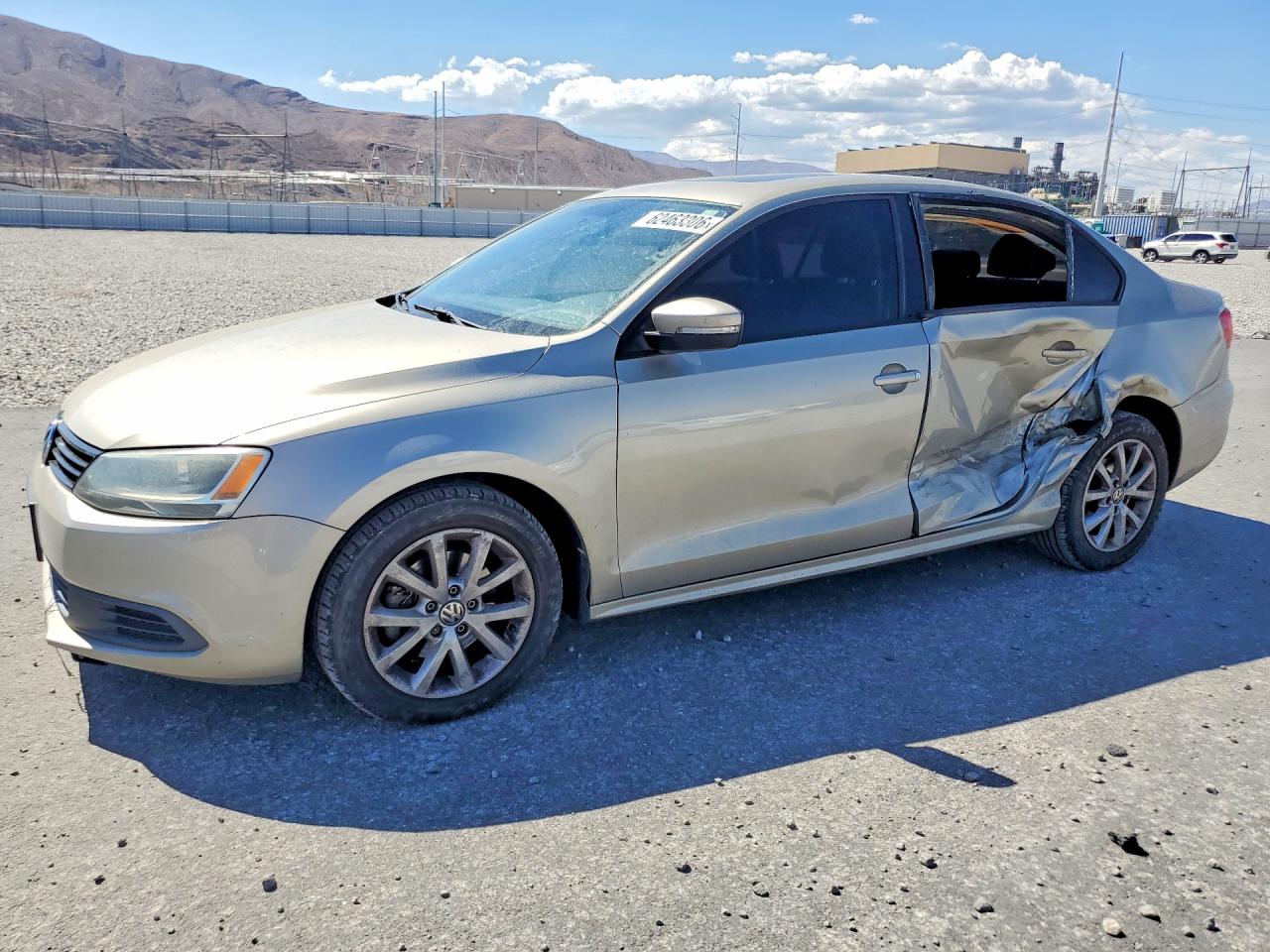 2012 Volkswagen Jetta Se Gold vin: 3VWDP7AJ0CM460271
