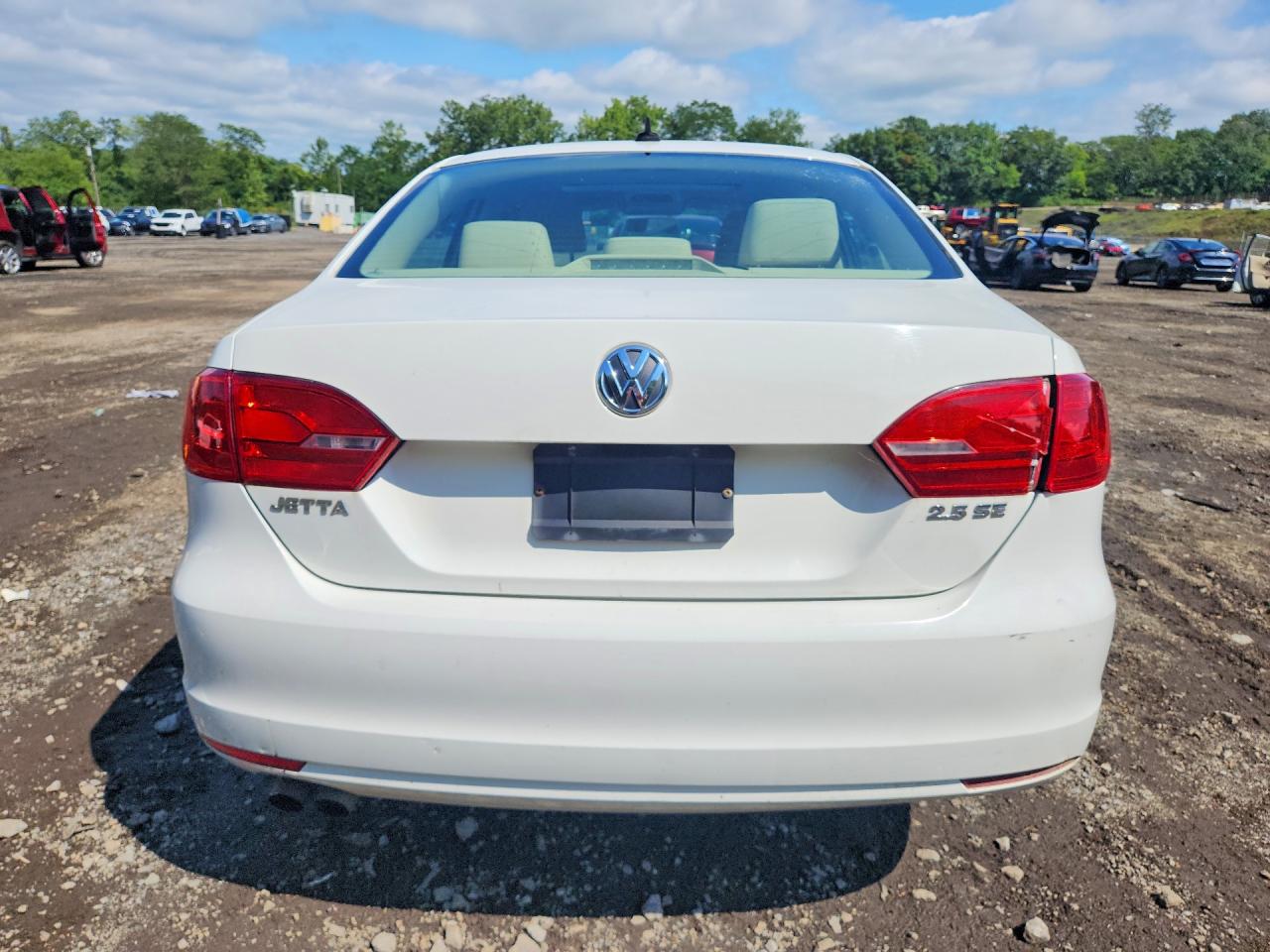 2013 Volkswagen Jetta Se Белый vin: 3VWDP7AJ0DM201233