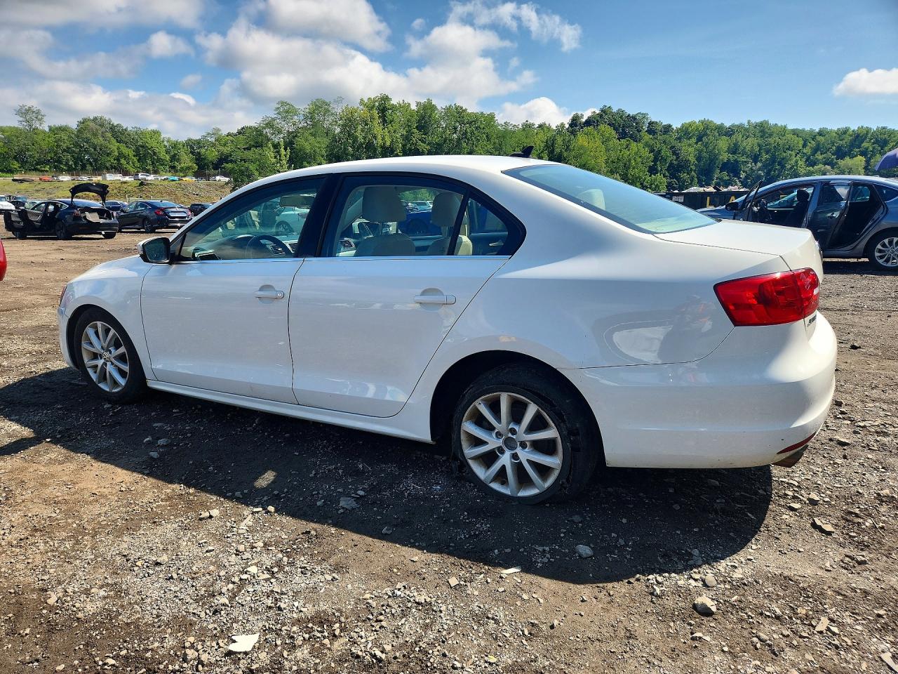 2013 Volkswagen Jetta Se Белый vin: 3VWDP7AJ0DM201233