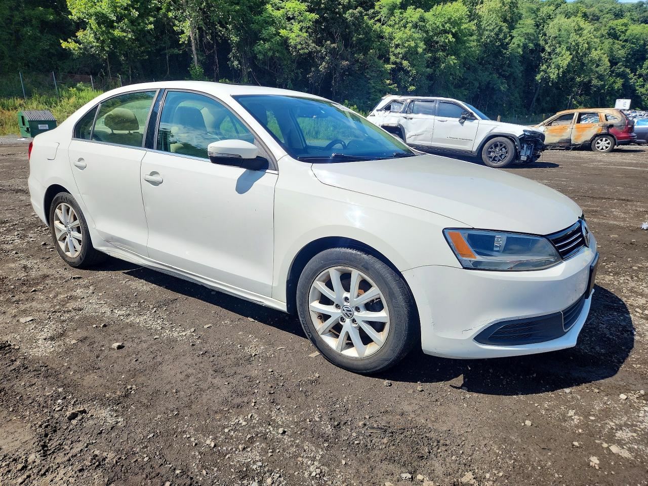 2013 Volkswagen Jetta Se Белый vin: 3VWDP7AJ0DM201233