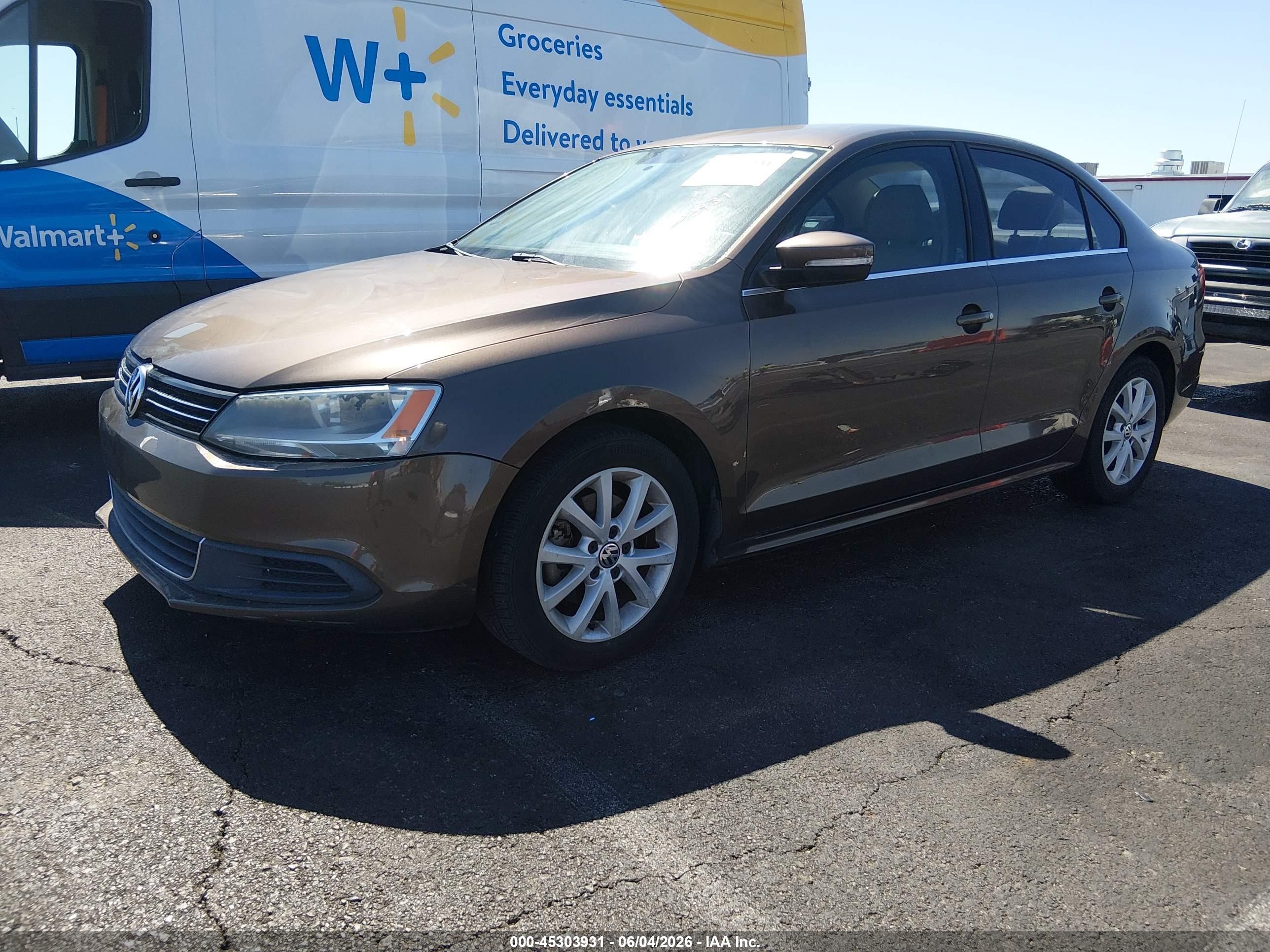 2013 Volkswagen Jetta 2.5l Se Brown vin: 3VWDP7AJ0DM215505