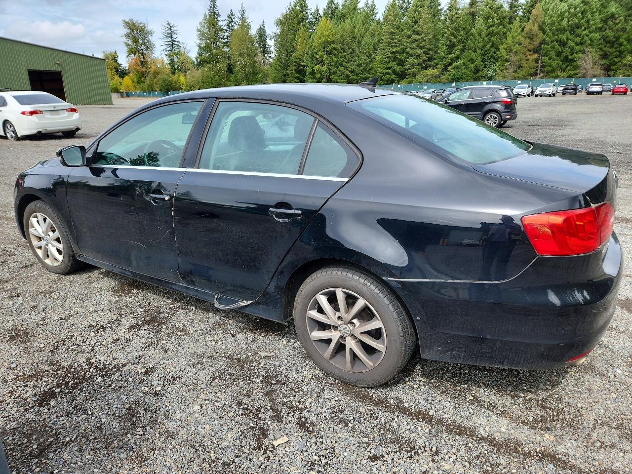 2013 Volkswagen Jetta Se Black vin: 3VWDP7AJ0DM250044