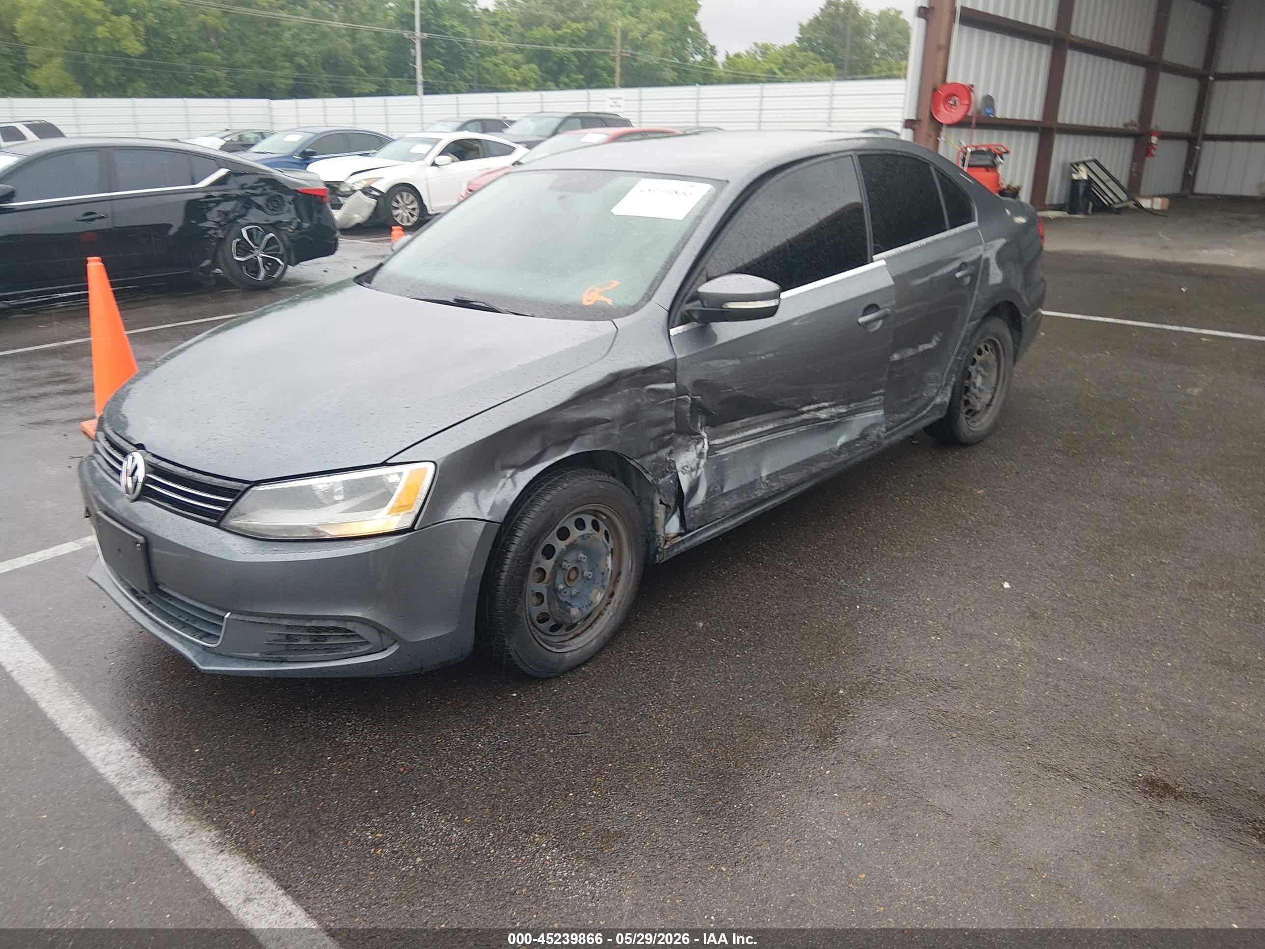 2013 Volkswagen Jetta 2.5l Se Gray vin: 3VWDP7AJ0DM359460