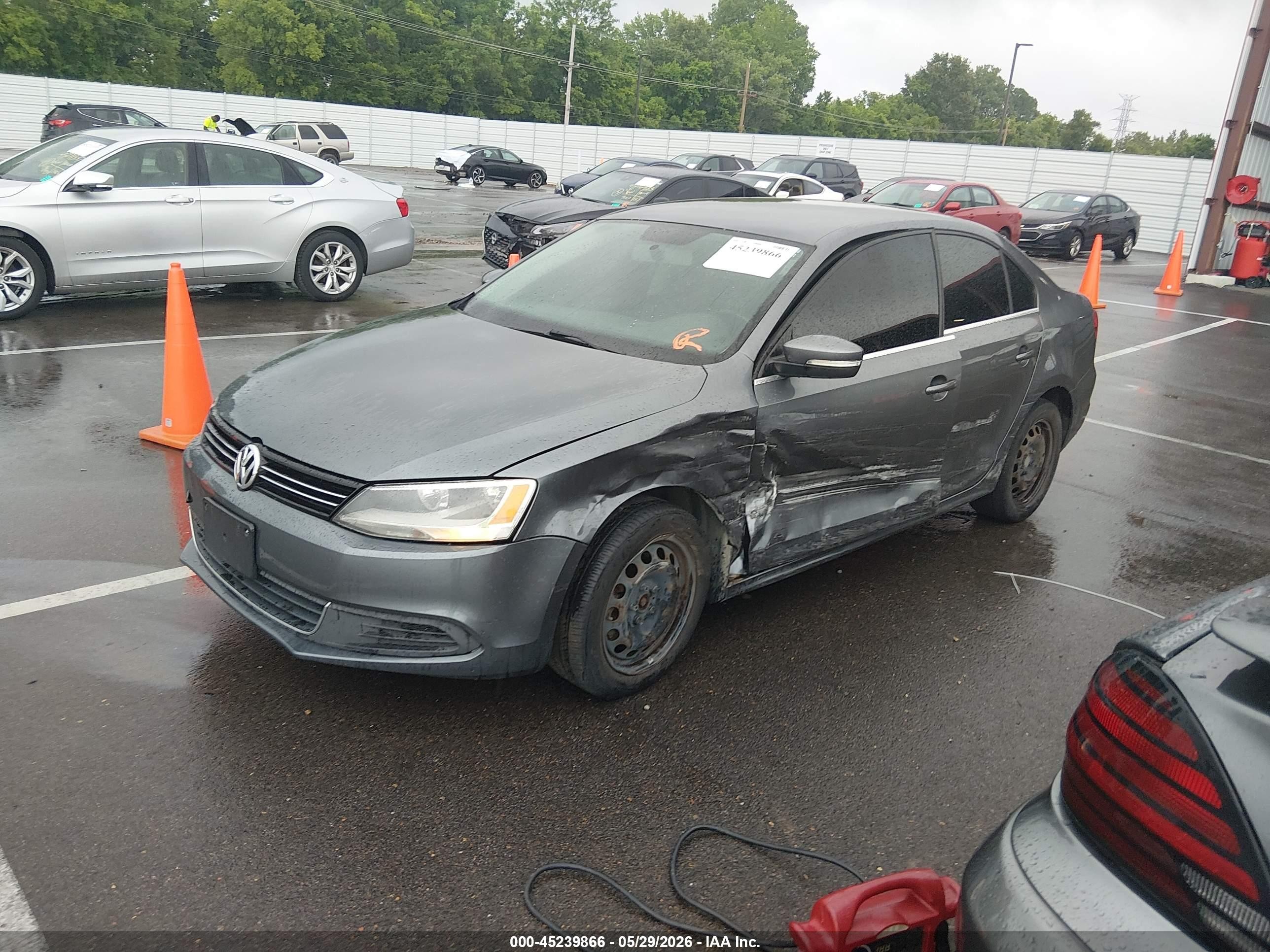 2013 Volkswagen Jetta 2.5l Se Gray vin: 3VWDP7AJ0DM359460