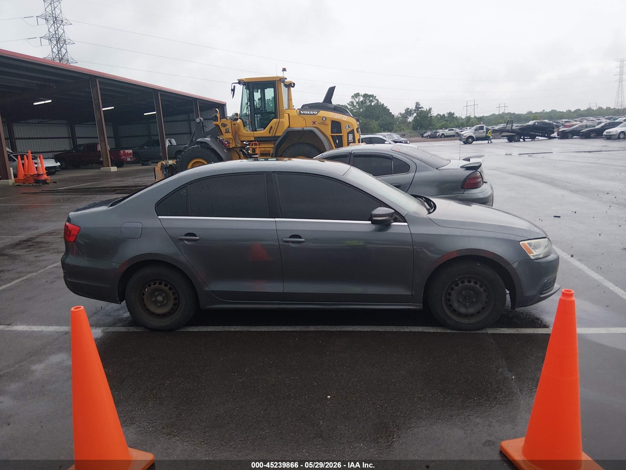 2013 Volkswagen Jetta 2.5l Se Gray vin: 3VWDP7AJ0DM359460