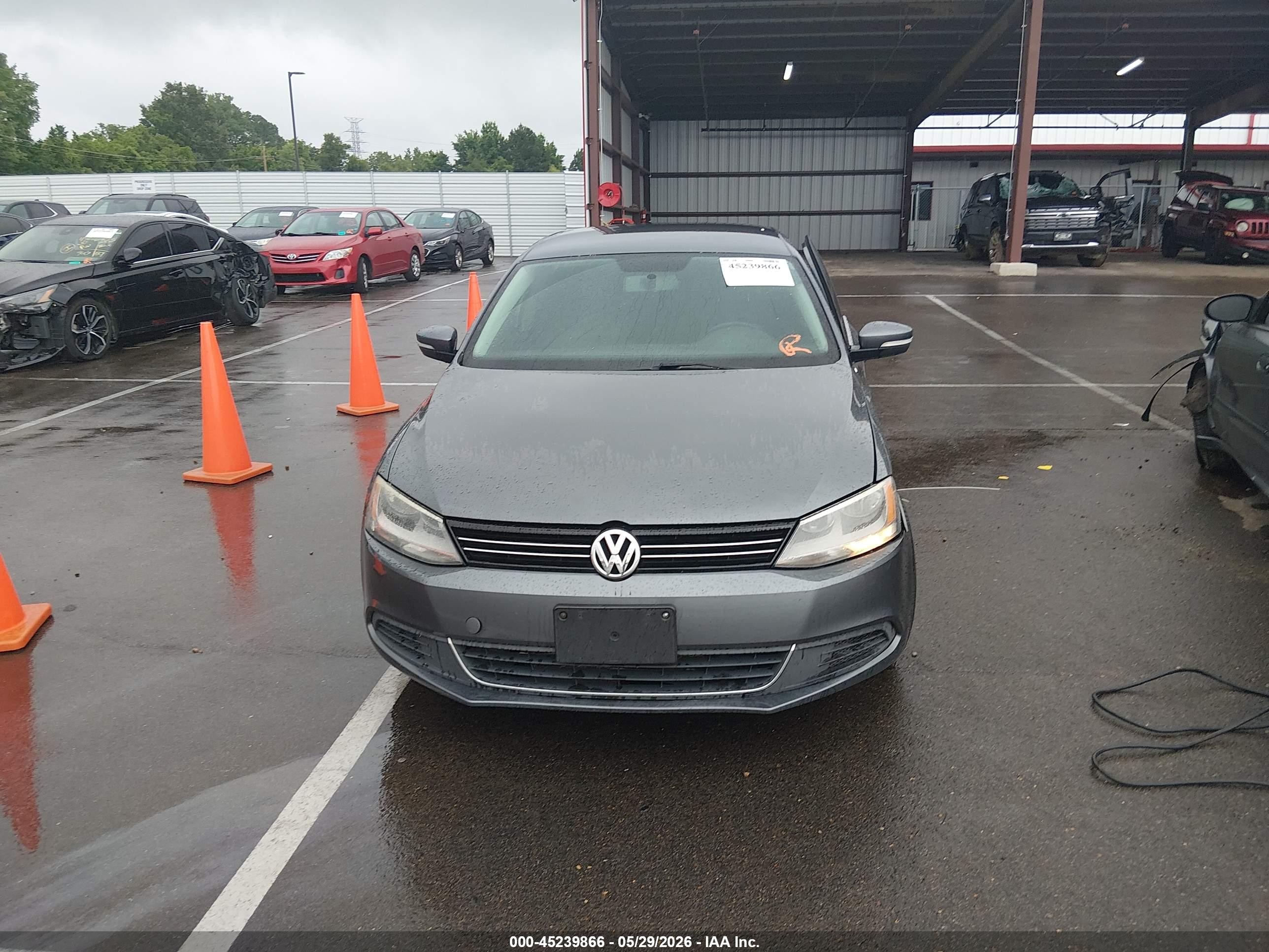 2013 Volkswagen Jetta 2.5l Se Gray vin: 3VWDP7AJ0DM359460
