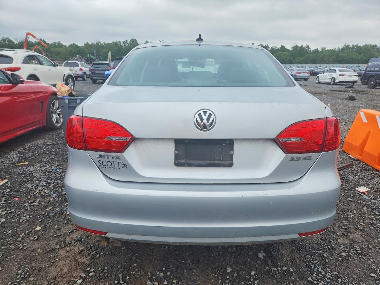 2013 Volkswagen Jetta Se Серебряный vin: 3VWDP7AJ0DM362326