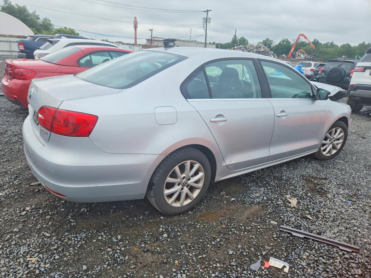 2013 Volkswagen Jetta Se Серебряный vin: 3VWDP7AJ0DM362326