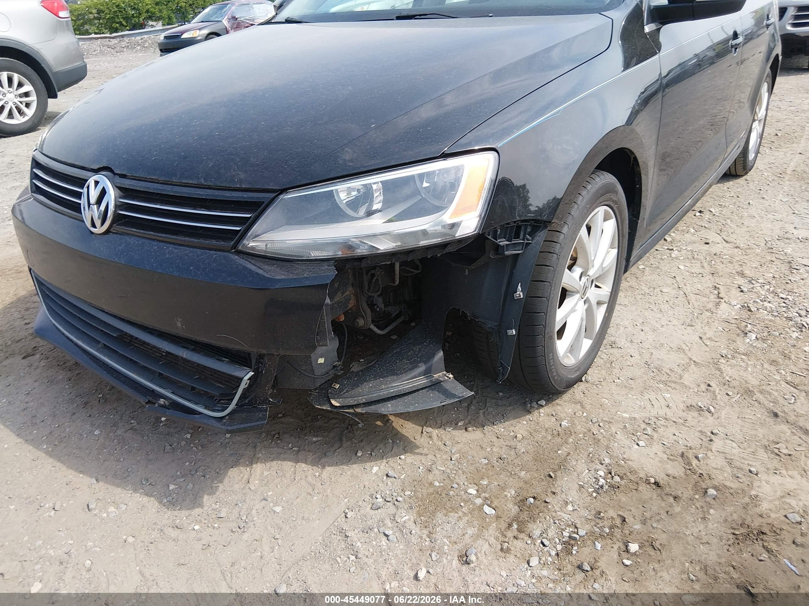 2013 Volkswagen Jetta 2.5l Se Black vin: 3VWDP7AJ0DM366277