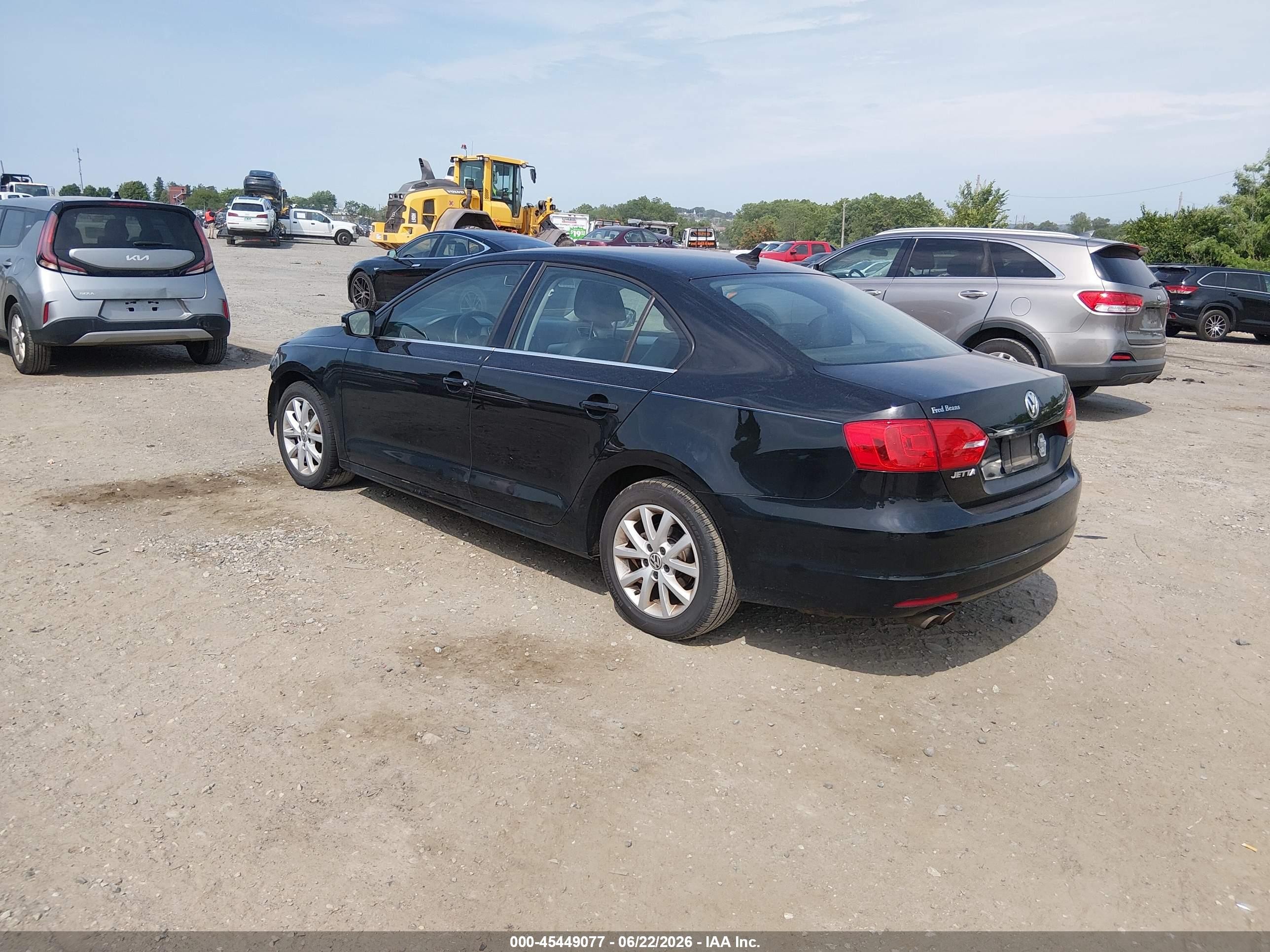2013 Volkswagen Jetta 2.5l Se Black vin: 3VWDP7AJ0DM366277