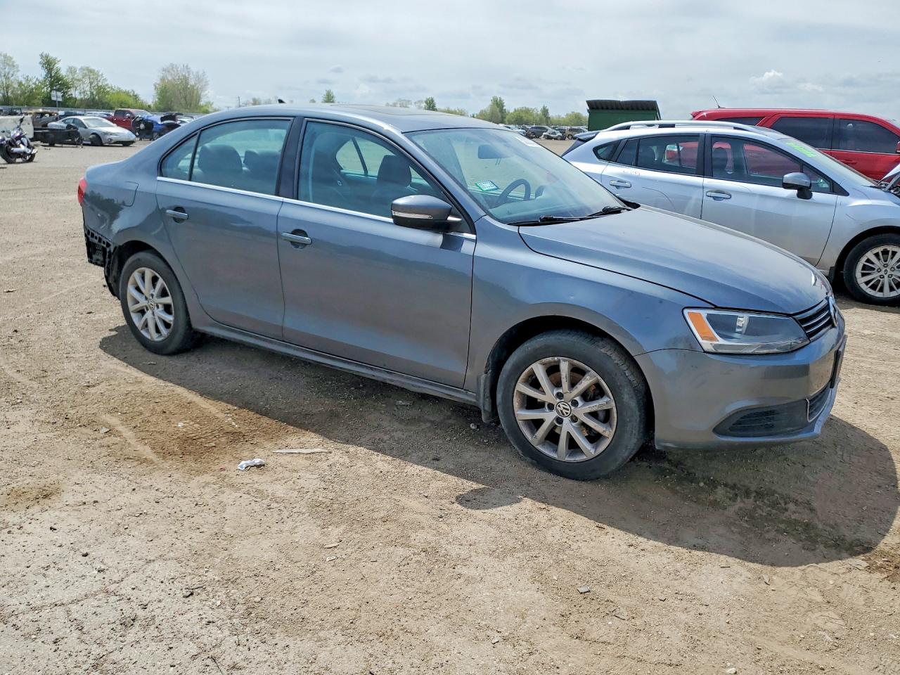 2013 Volkswagen Jetta Se Серый vin: 3VWDP7AJ0DM371432