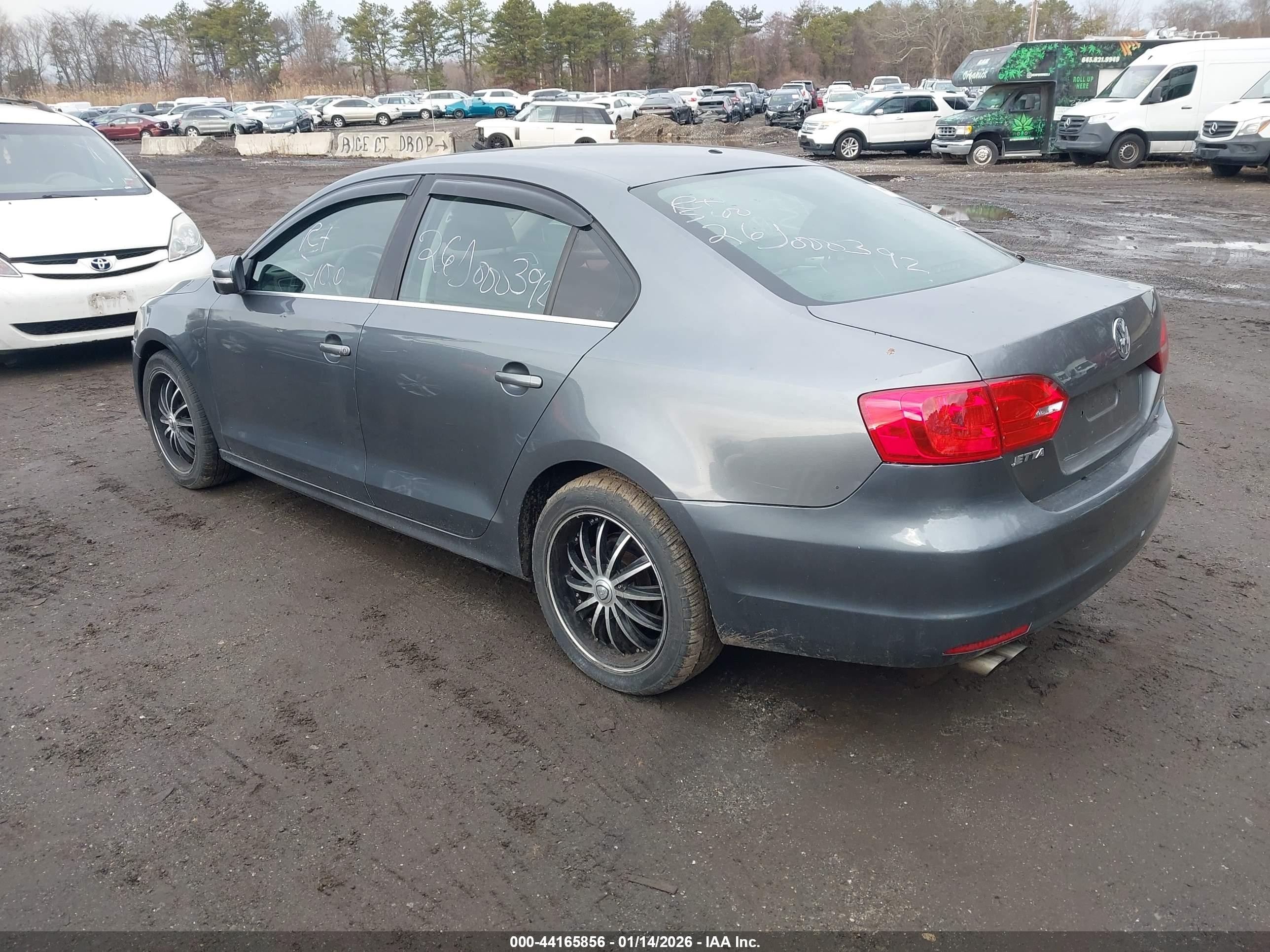 2013 Volkswagen Jetta 2.5l Se Gray vin: 3VWDP7AJ0DM380339