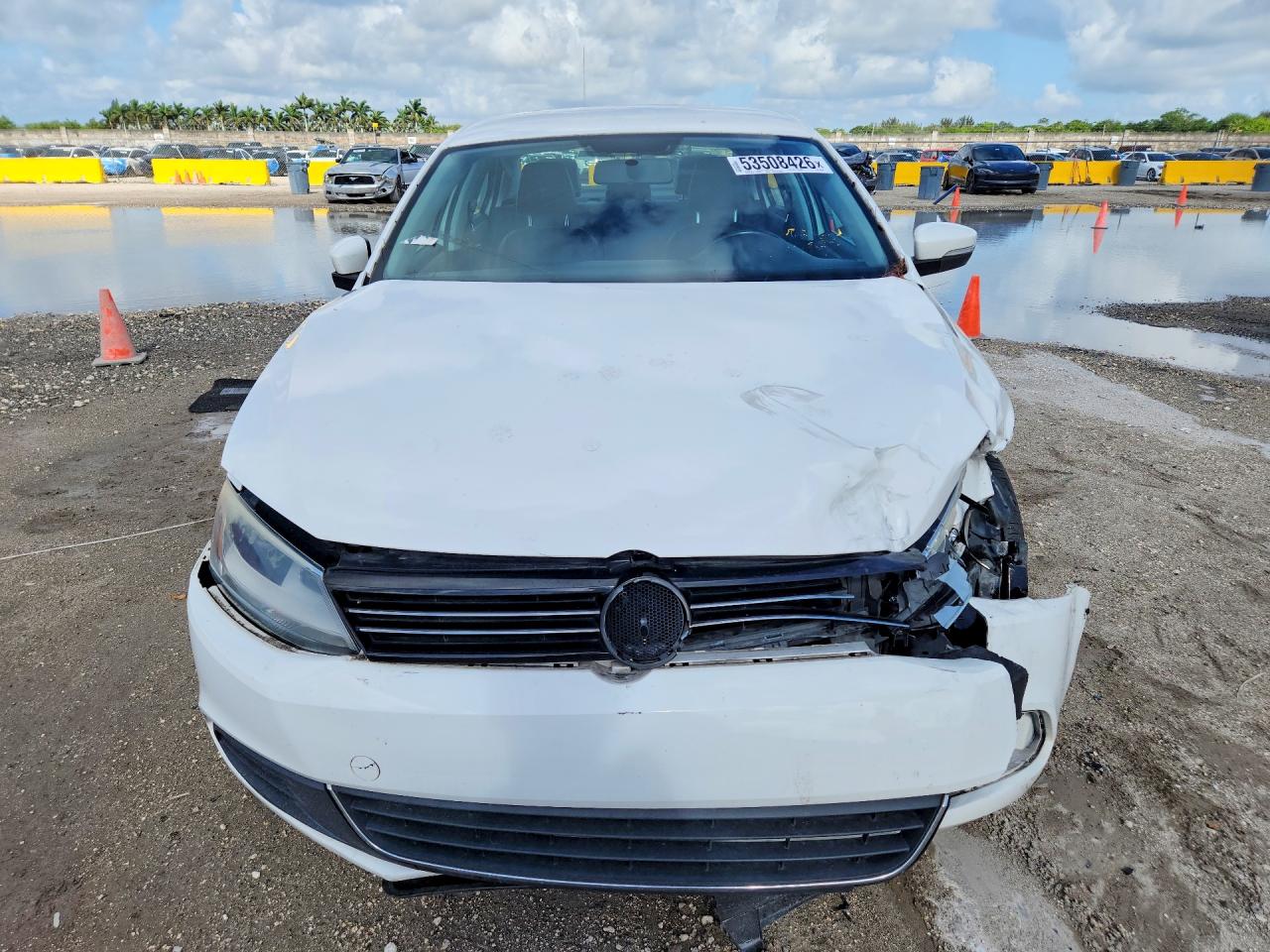 2013 Volkswagen Jetta Se Белый vin: 3VWDP7AJ0DM394855