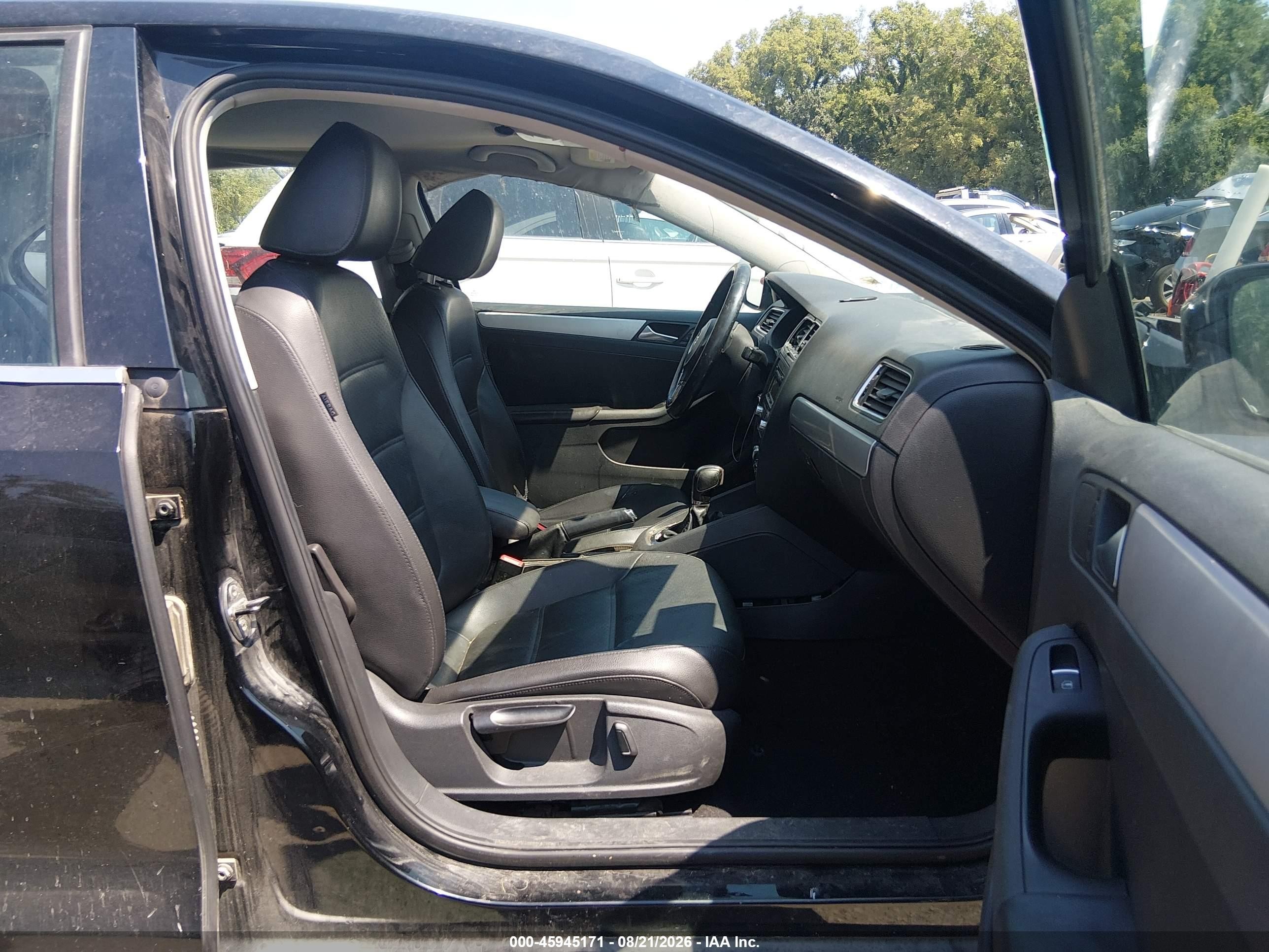 2013 Volkswagen Jetta 2.5l Se Black vin: 3VWDP7AJ0DM406597