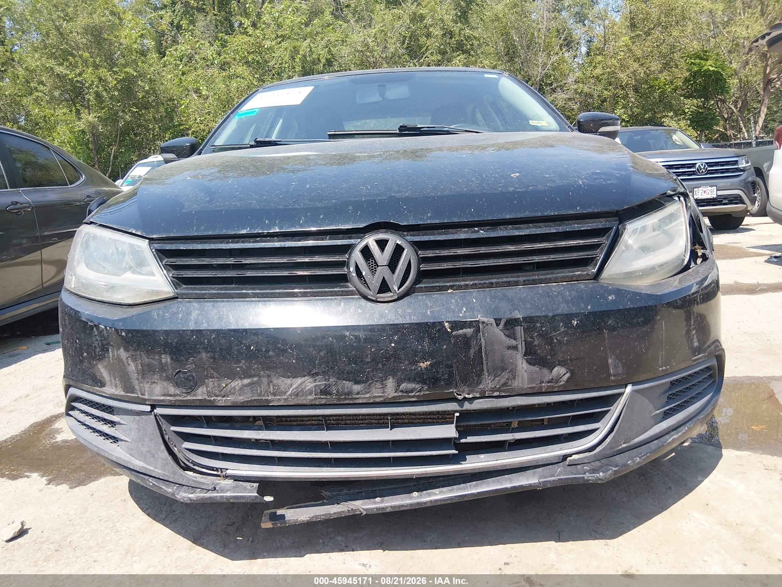 2013 Volkswagen Jetta 2.5l Se Black vin: 3VWDP7AJ0DM406597
