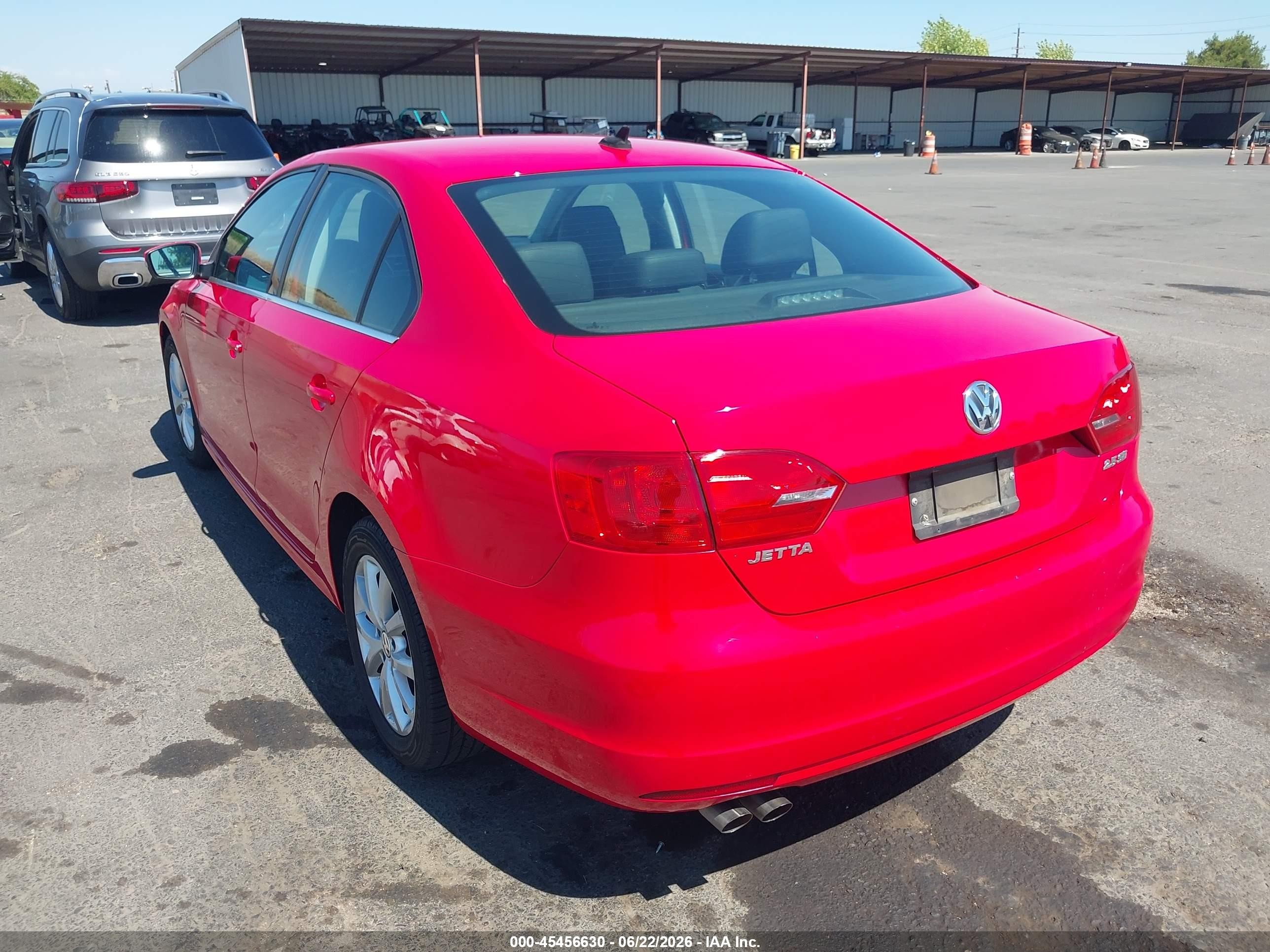 2013 Volkswagen Jetta 2.5l Se Red vin: 3VWDP7AJ0DM418944