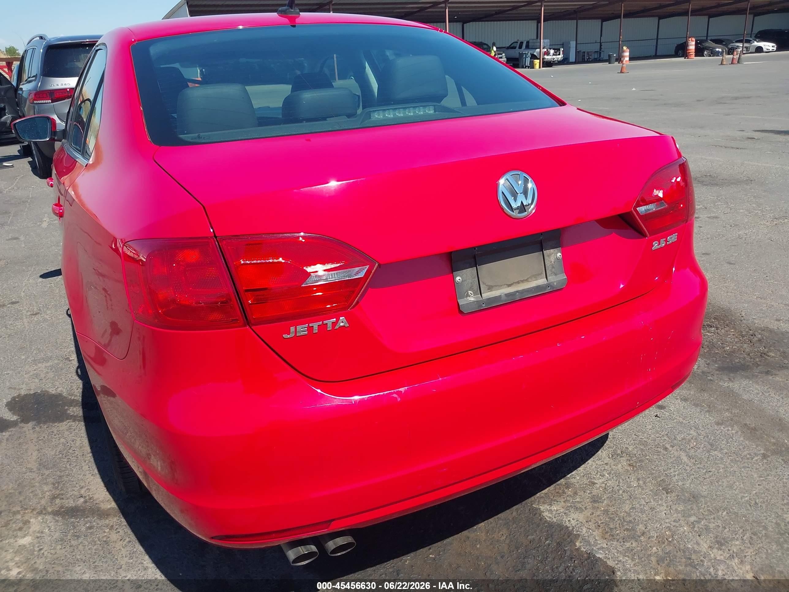 2013 Volkswagen Jetta 2.5l Se Red vin: 3VWDP7AJ0DM418944