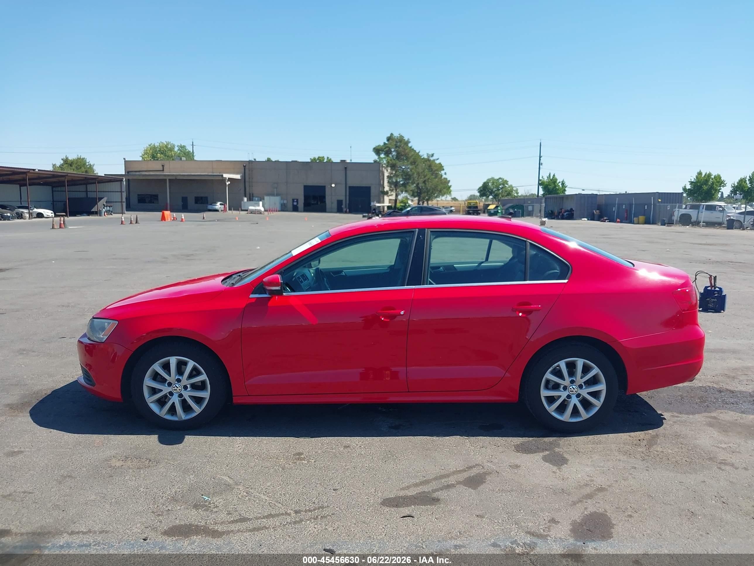 2013 Volkswagen Jetta 2.5l Se Red vin: 3VWDP7AJ0DM418944