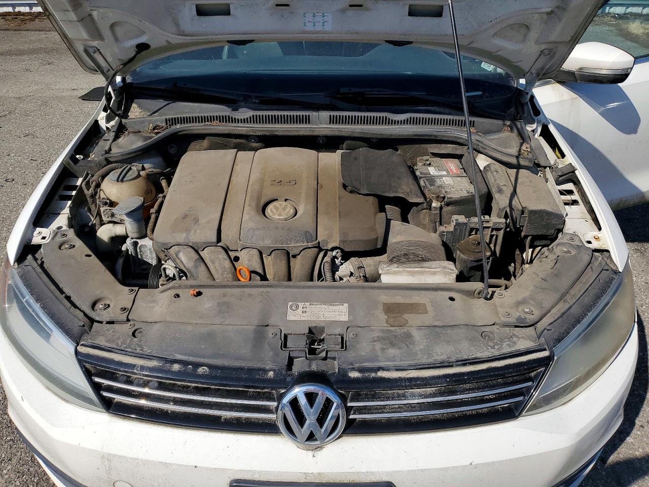 2013 Volkswagen Jetta Se White vin: 3VWDP7AJ0DM428714