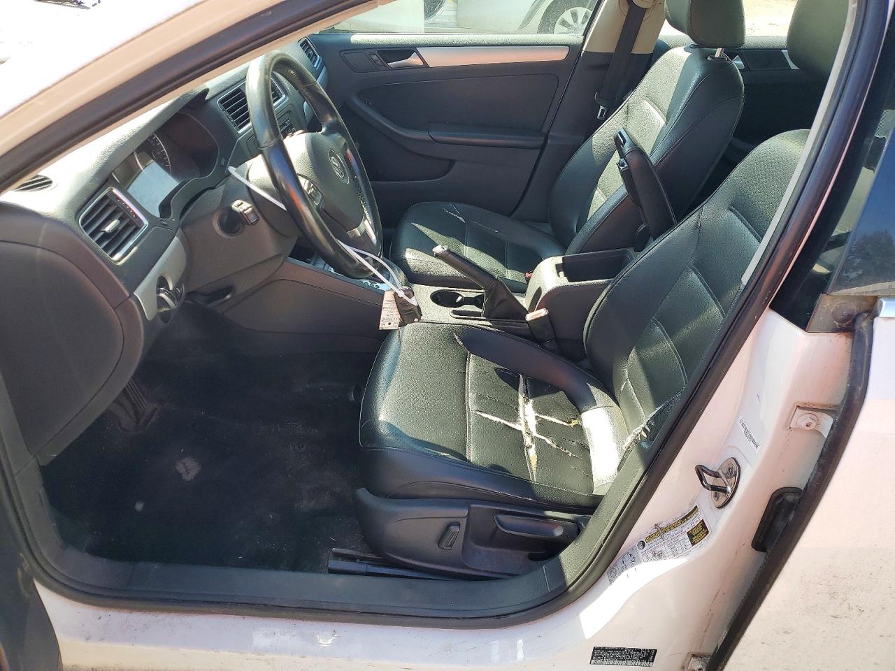 2013 Volkswagen Jetta Se White vin: 3VWDP7AJ0DM428714