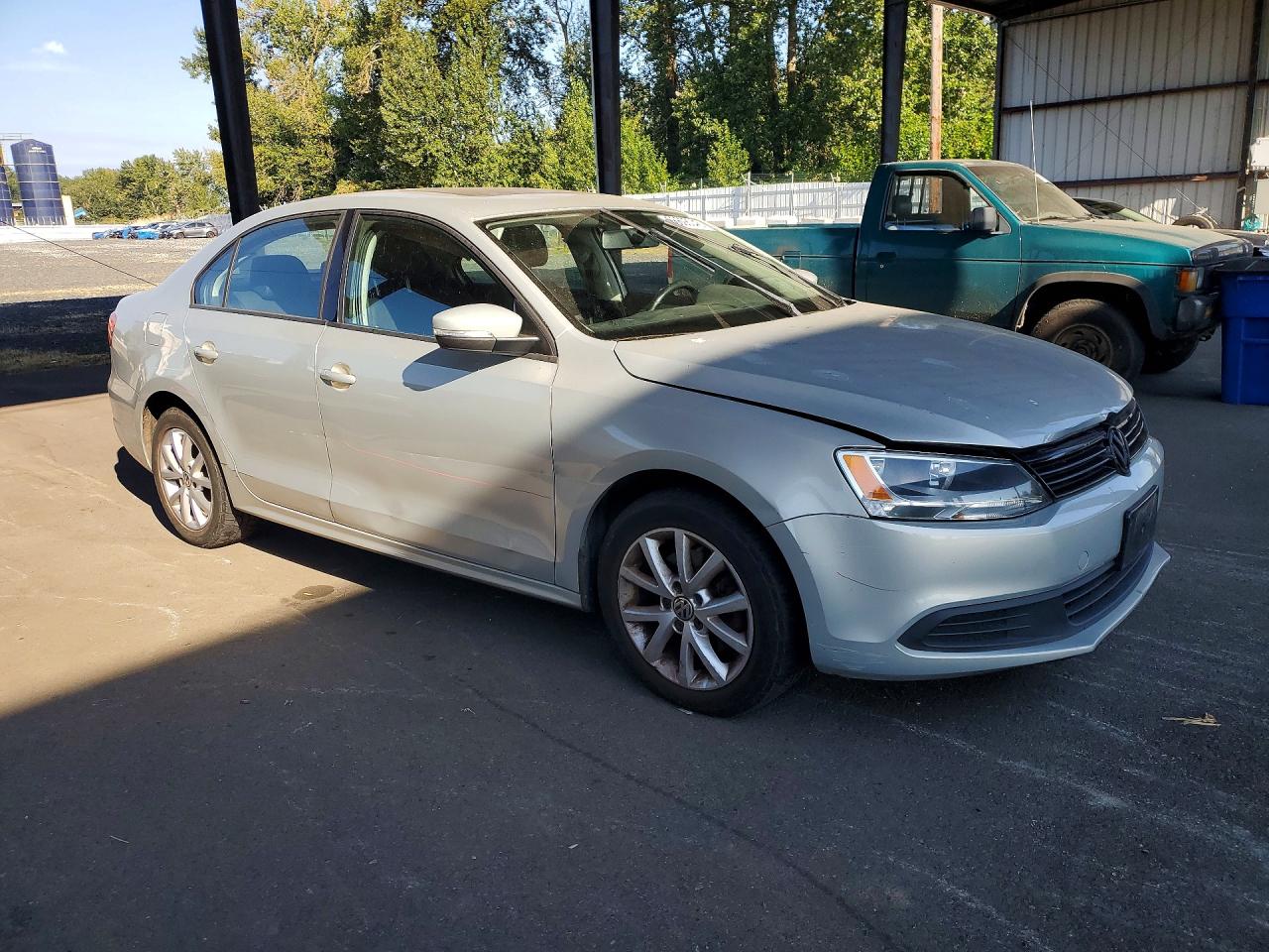 2012 Volkswagen Jetta Se Silver vin: 3VWDP7AJ1CM308354
