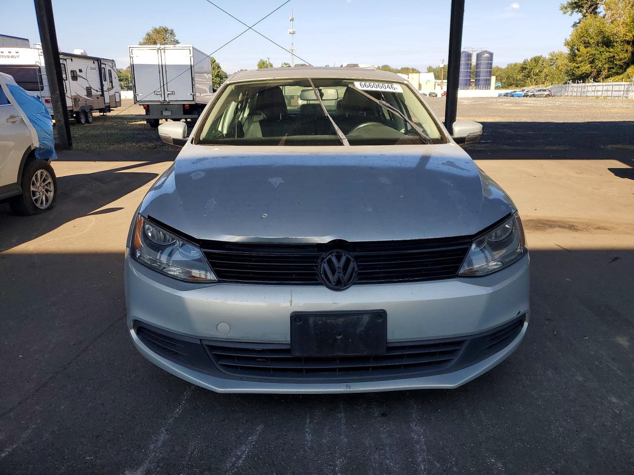 2012 Volkswagen Jetta Se Silver vin: 3VWDP7AJ1CM308354