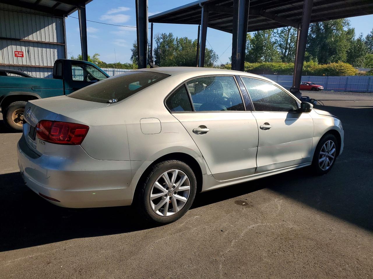 2012 Volkswagen Jetta Se Silver vin: 3VWDP7AJ1CM308354