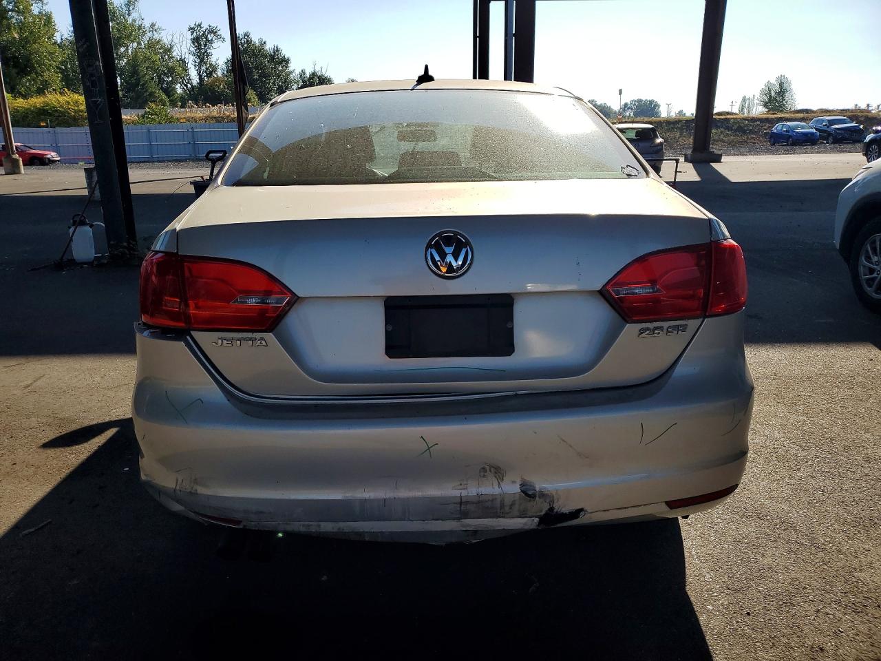 2012 Volkswagen Jetta Se Silver vin: 3VWDP7AJ1CM308354