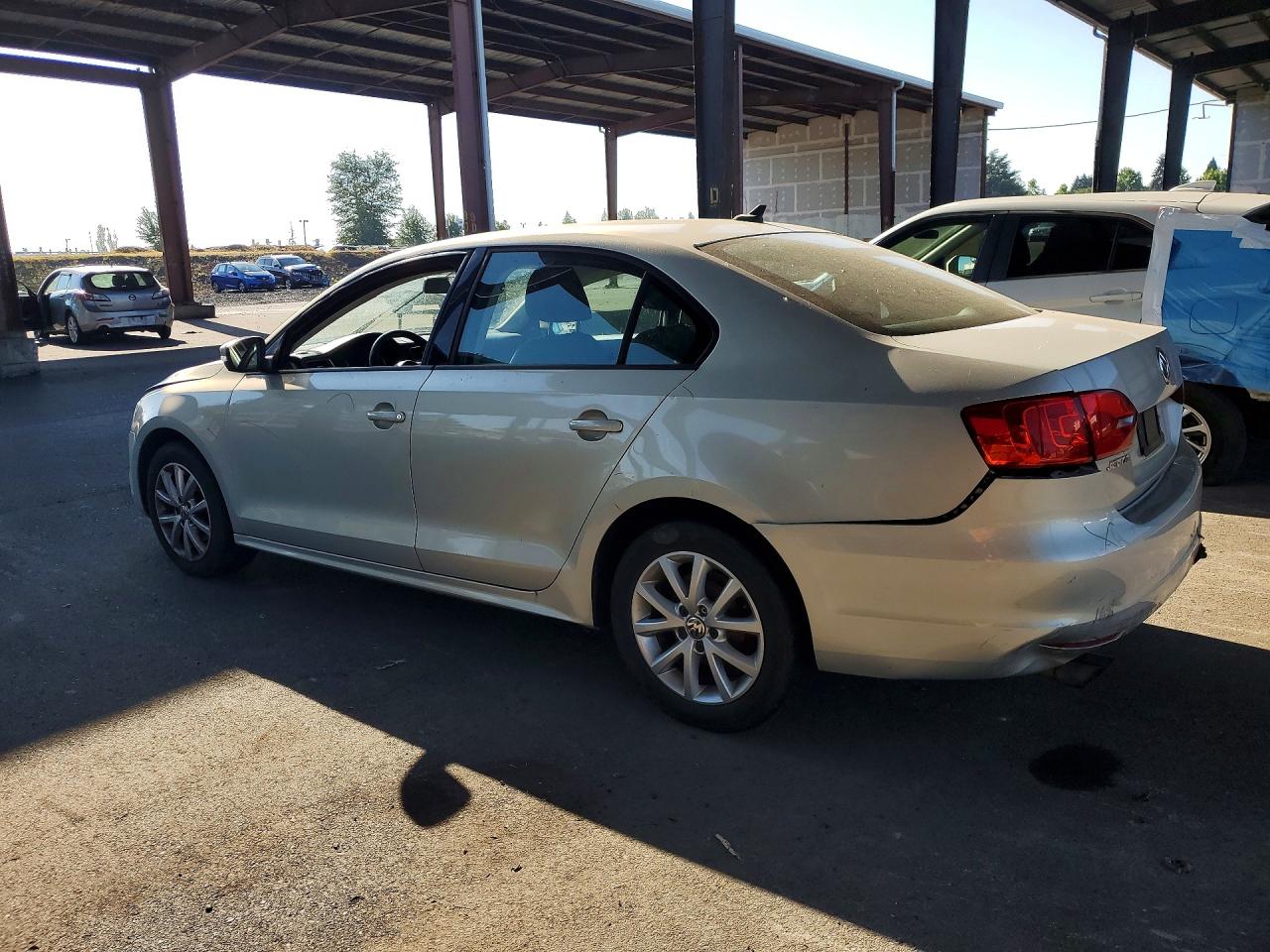 2012 Volkswagen Jetta Se Silver vin: 3VWDP7AJ1CM308354