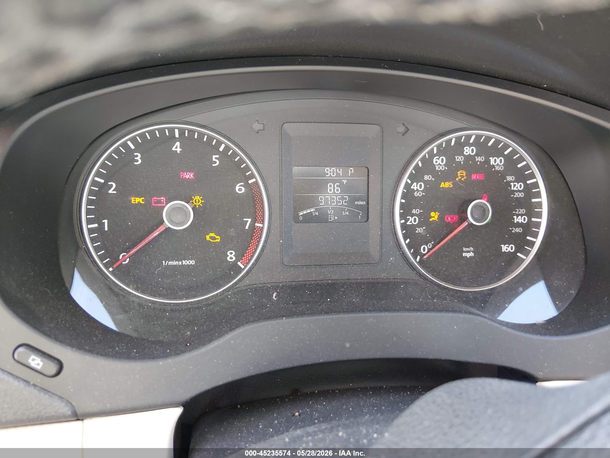 2012 Volkswagen Jetta 2.5l Se Белый vin: 3VWDP7AJ1CM311884