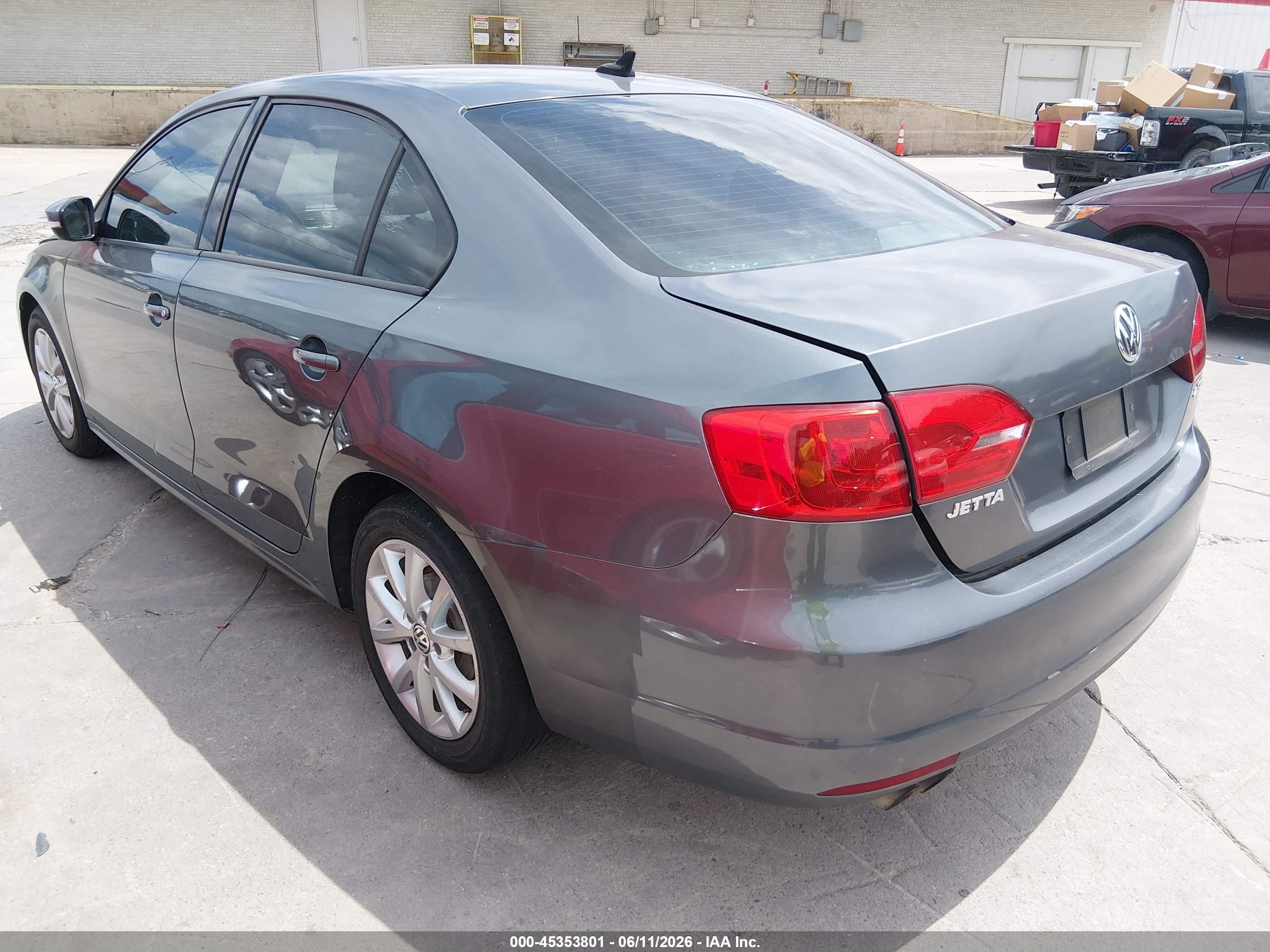 2012 Volkswagen Jetta 2.5l Se Gray vin: 3VWDP7AJ1CM329396